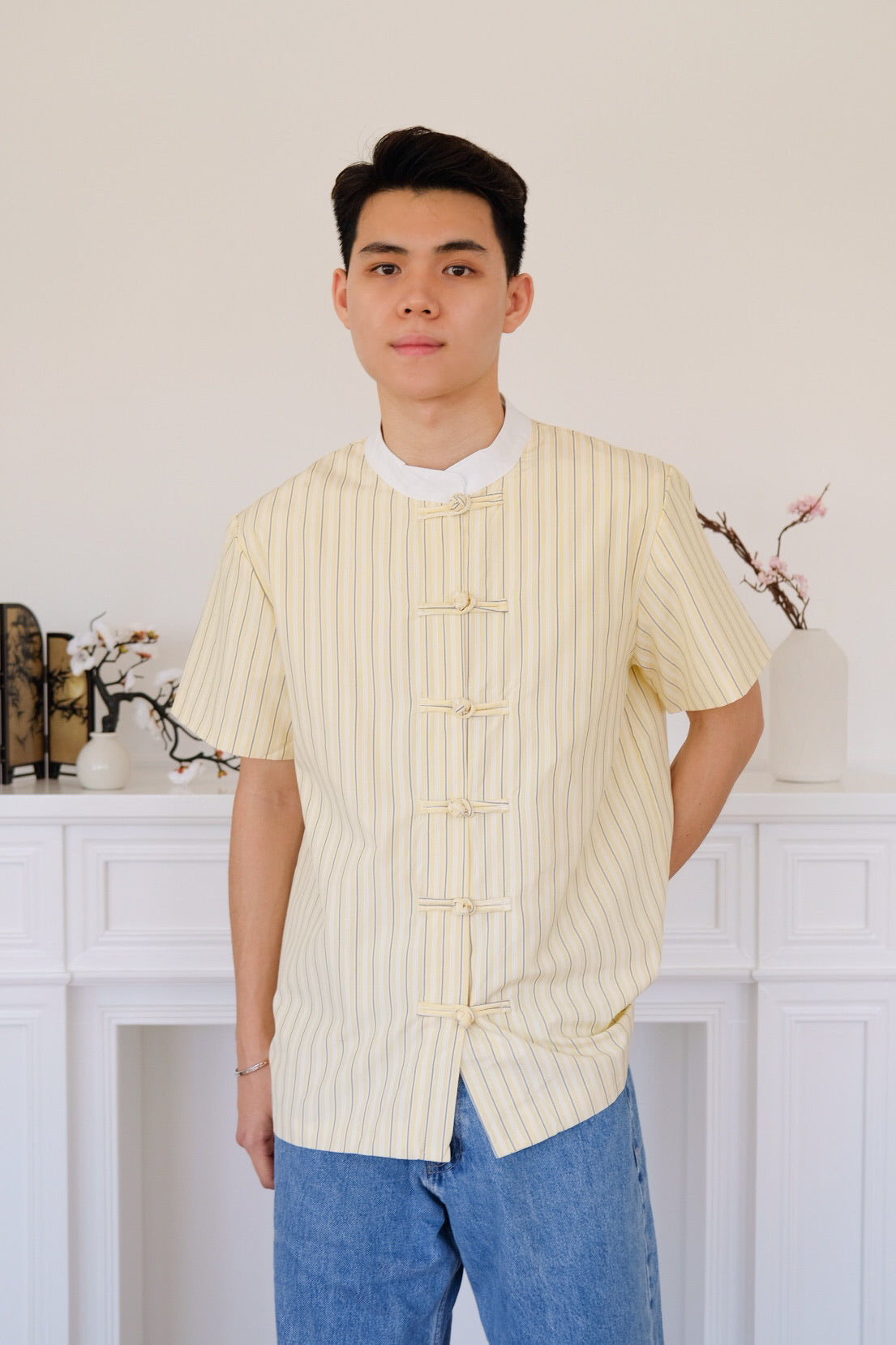 Jon Striped Samfu (Yellow)