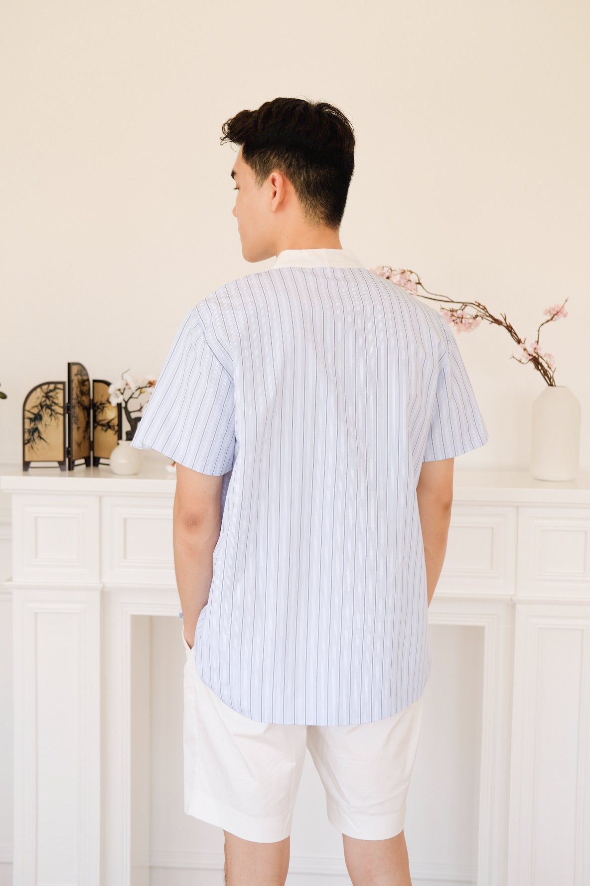 Jon Striped Samfu (Blue)