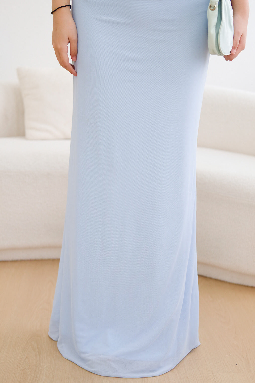 Blue Rose Halter Maxi Dress