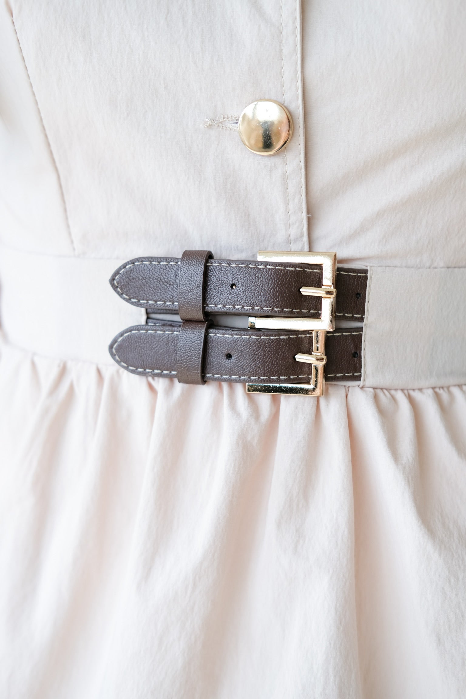 Lydia Pocket Dress (Khaki)