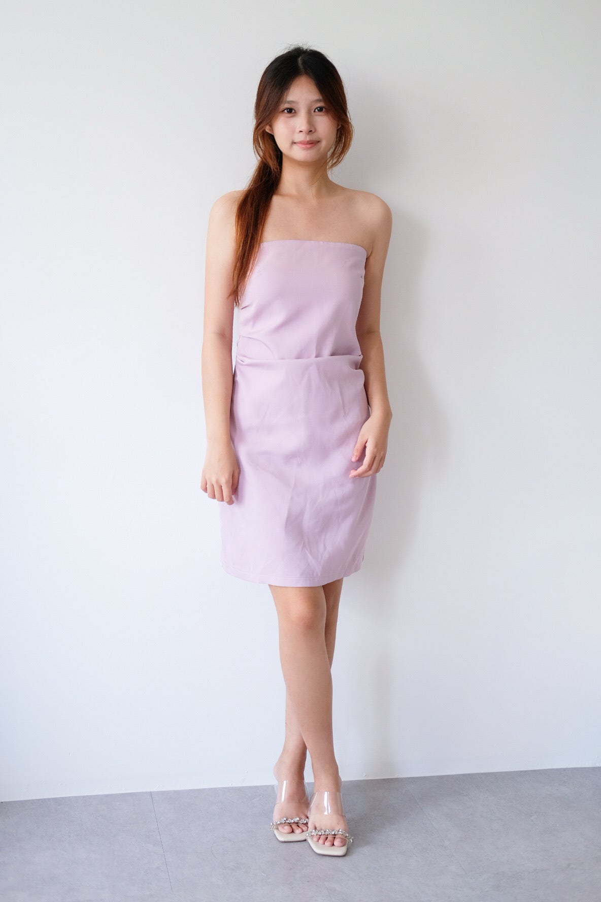 Purple Tube Mini Dress