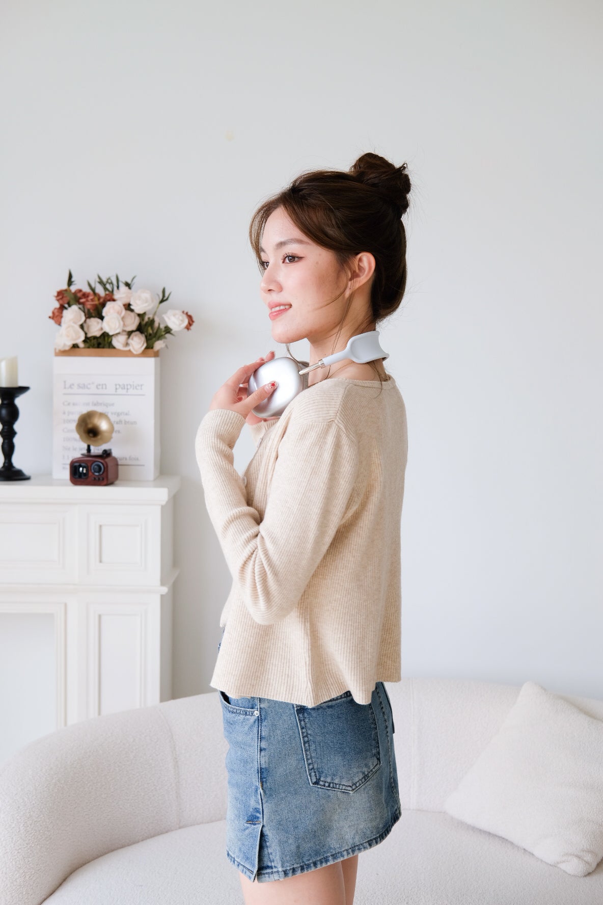 Joe Soft Knit Cardigan Set (Oat)