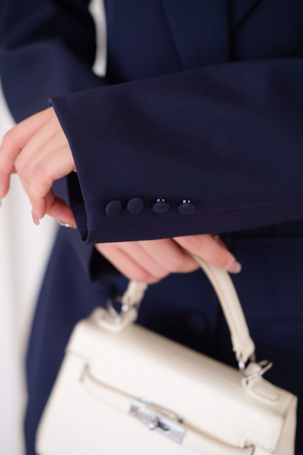The Executive Blazer Dress (Navy Blue)