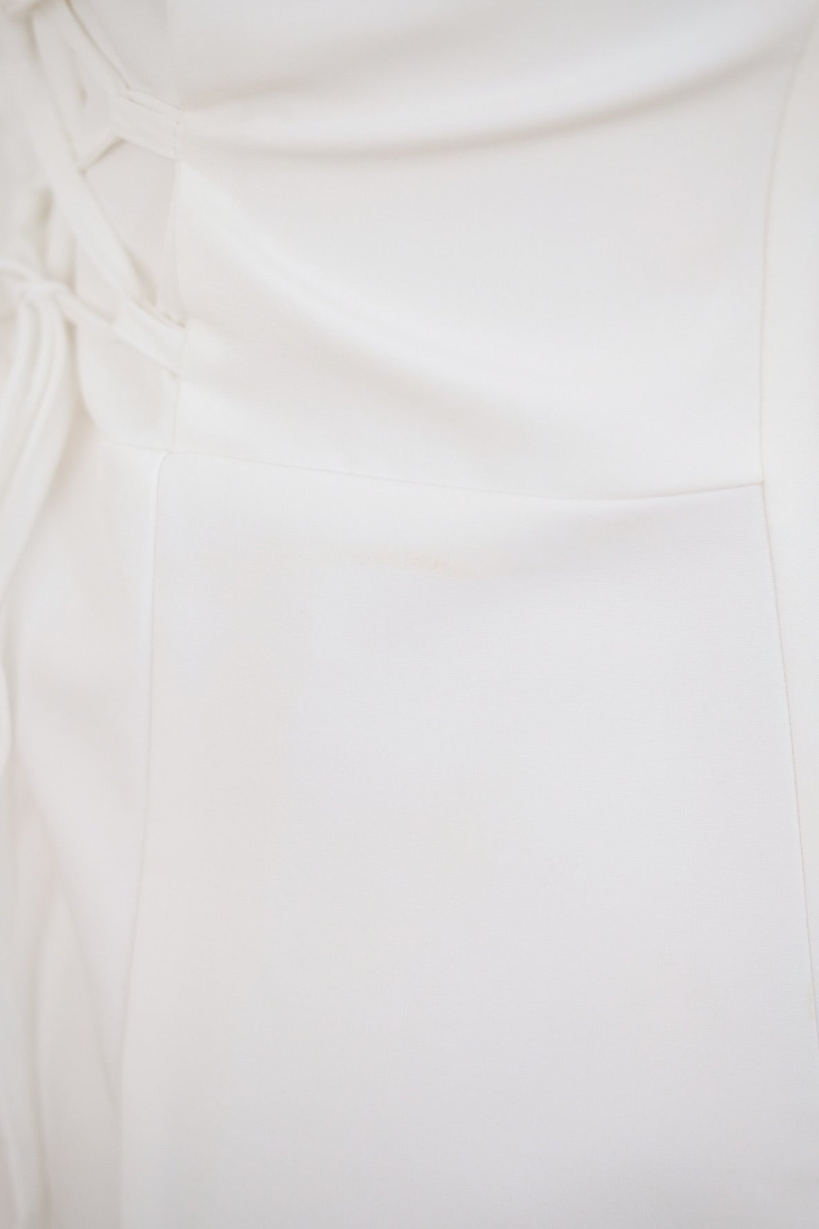 White Flare Mini Dress