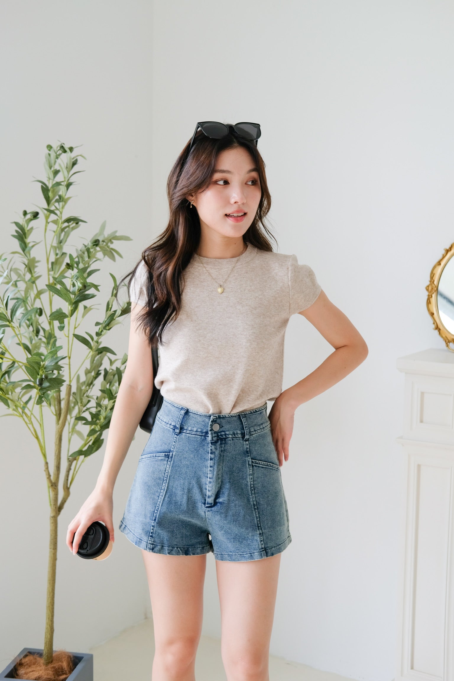 Asa Classic Crew Neck Tee (Oat)