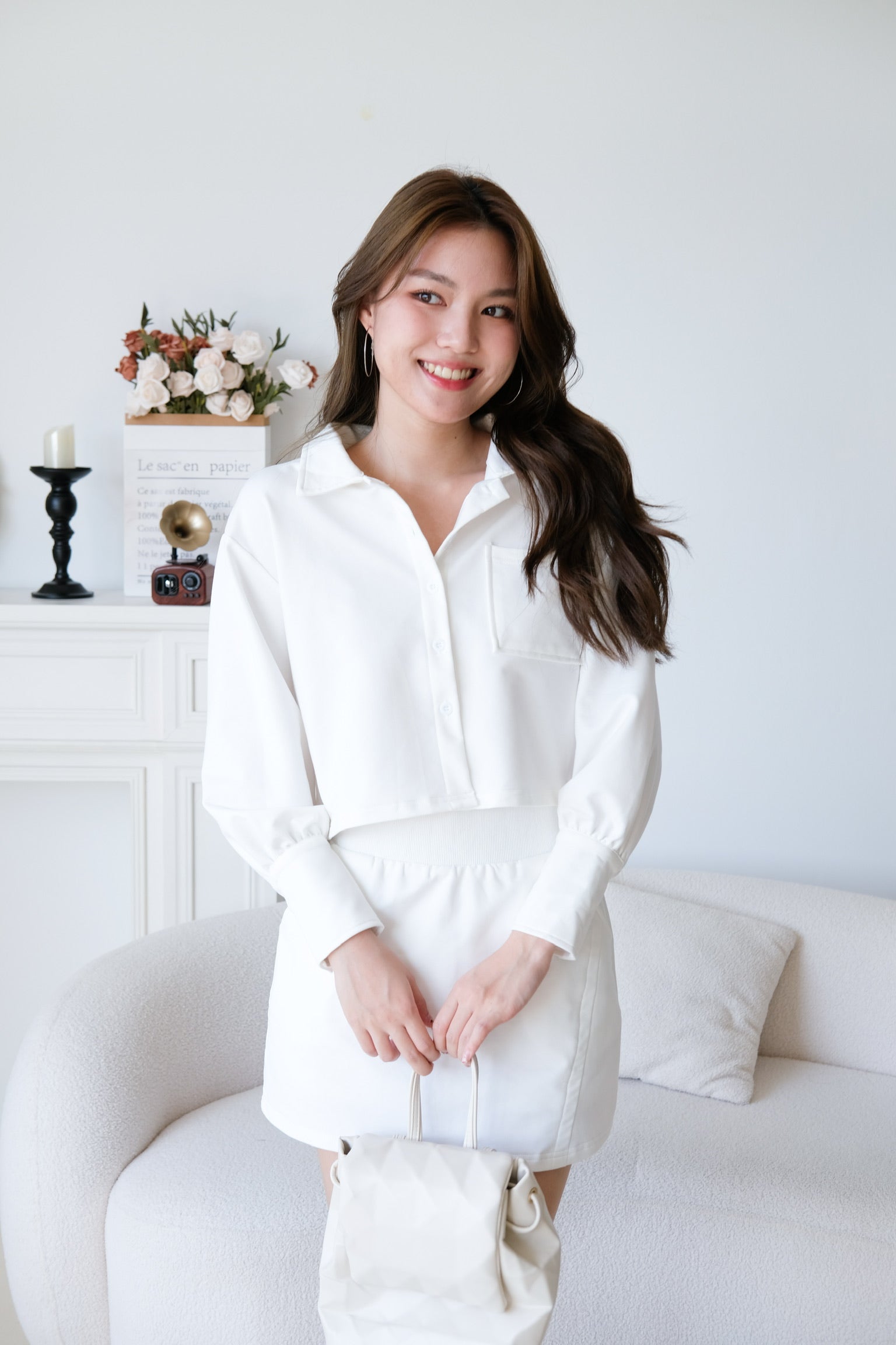 Denise Lounge Set (White)
