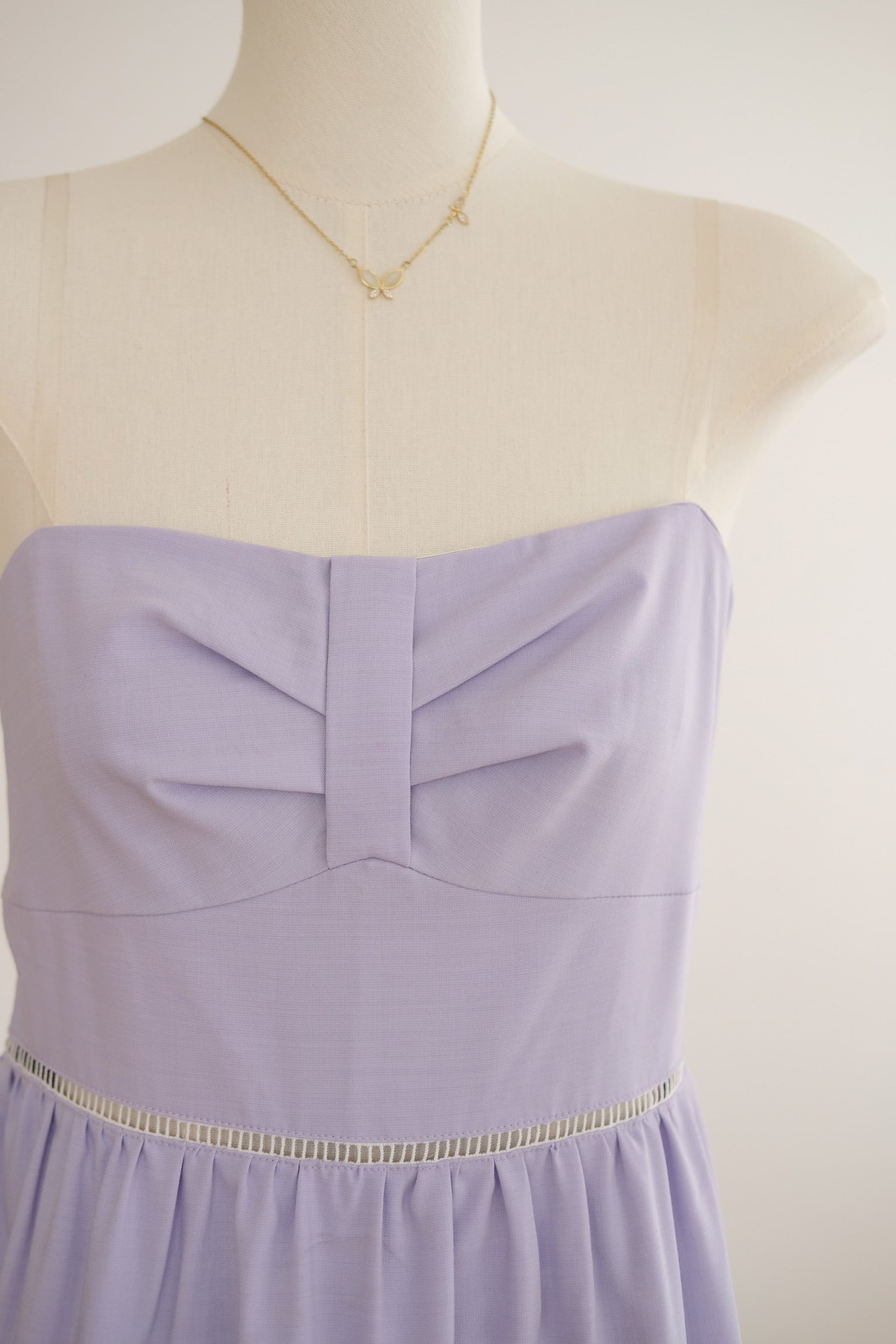 Lavendar Tiered Midaxi Dress