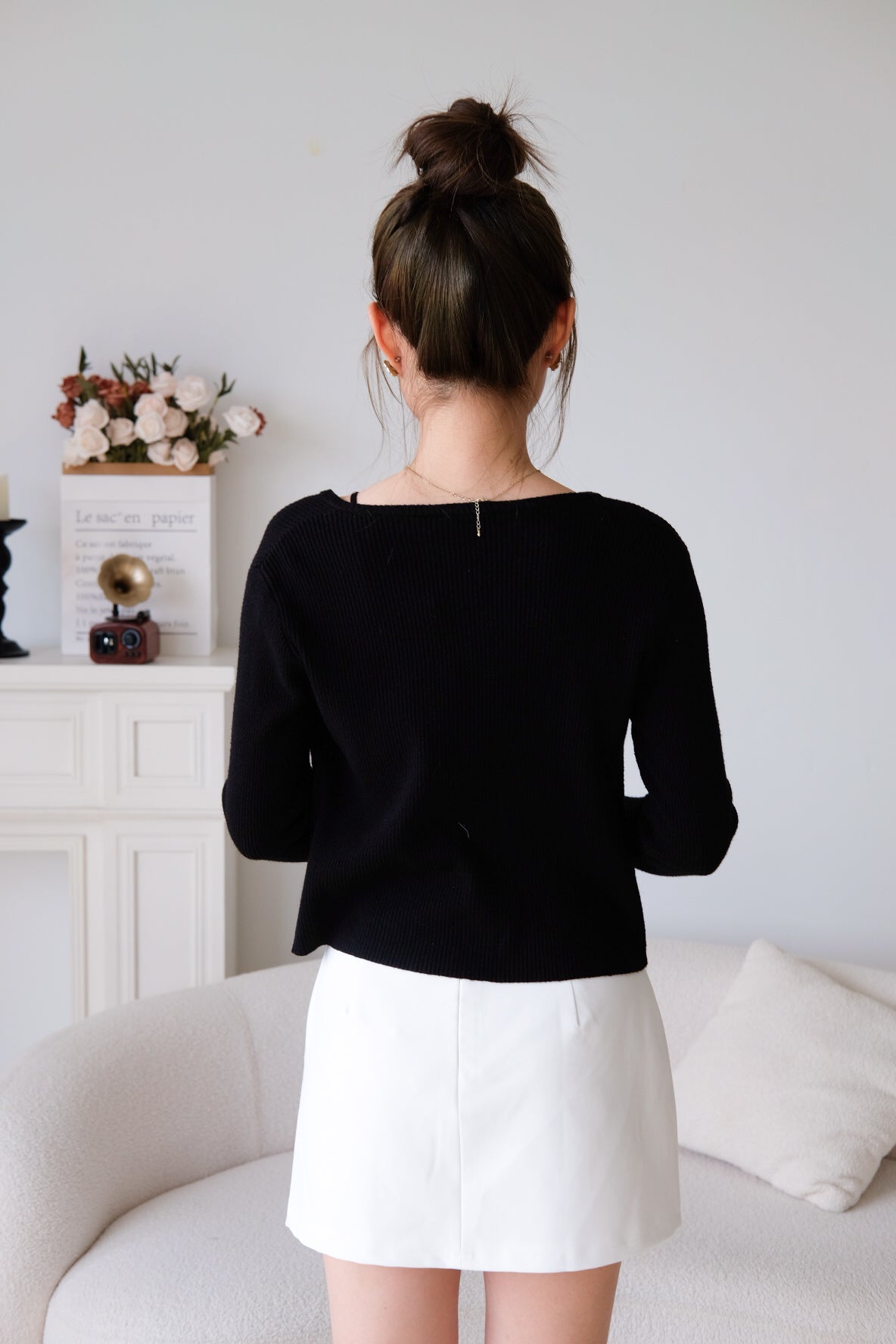 Joe Soft Knit Cardigan Set (Black)
