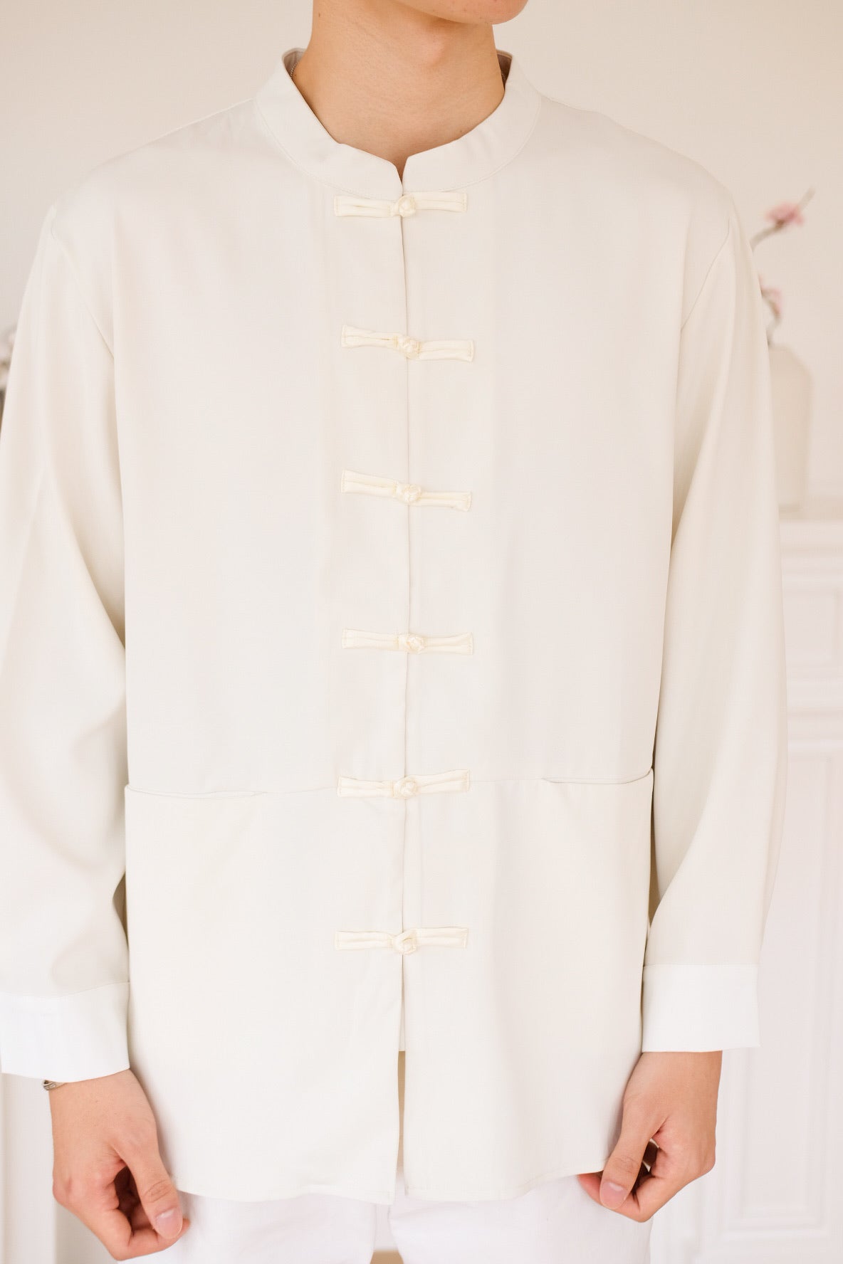 和正 Zheng Long Sleeves Samfu (Ivory Cream)