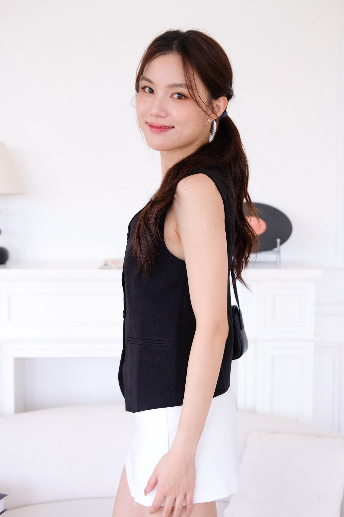 Atlas Work Vest Top (Black)