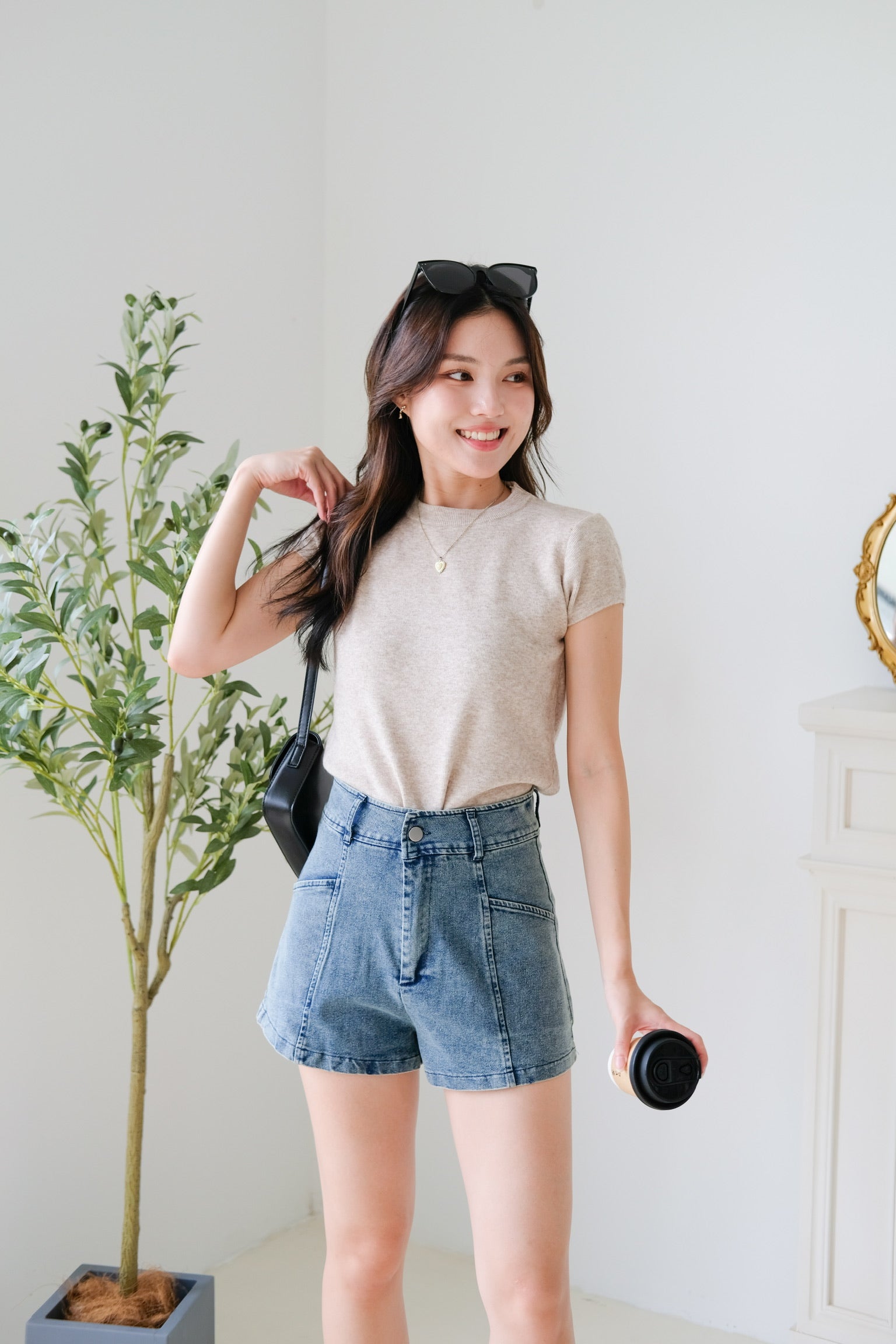 Asa Classic Crew Neck Tee (Oat)
