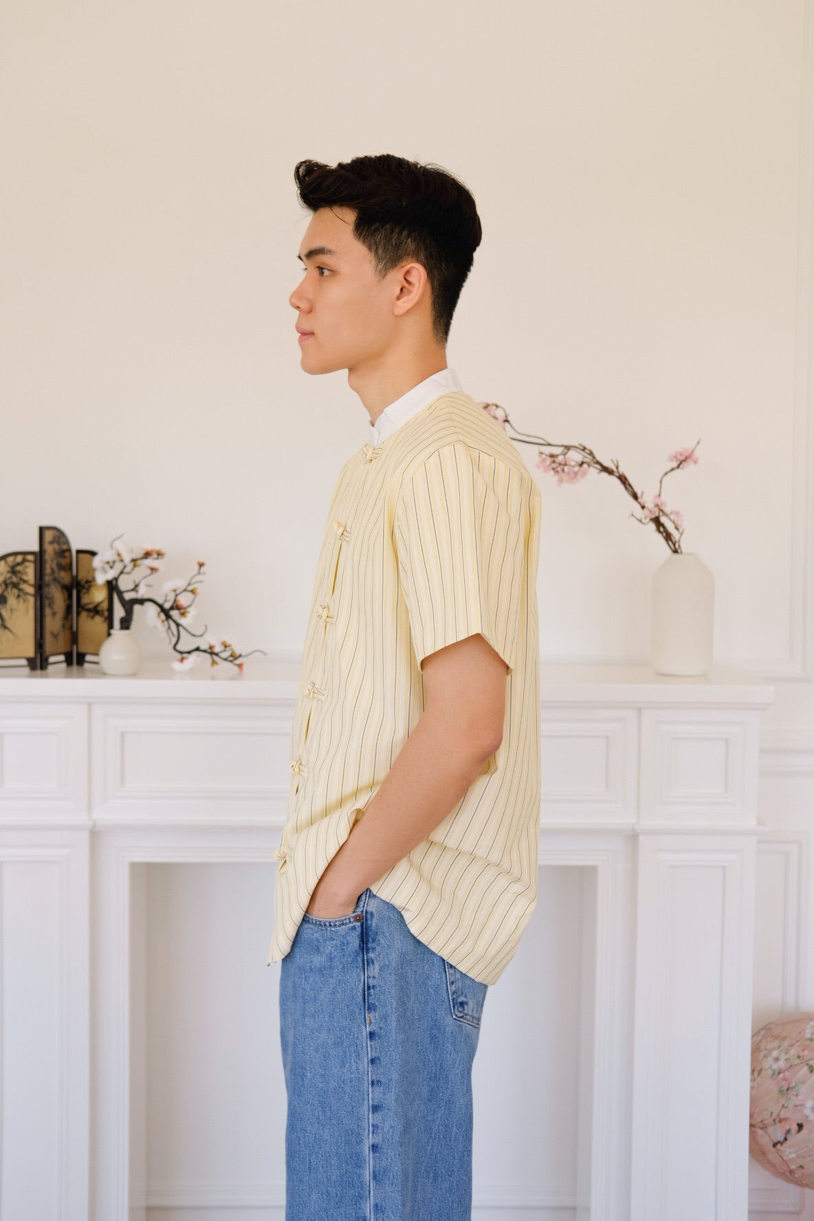 Jon Striped Samfu (Yellow)