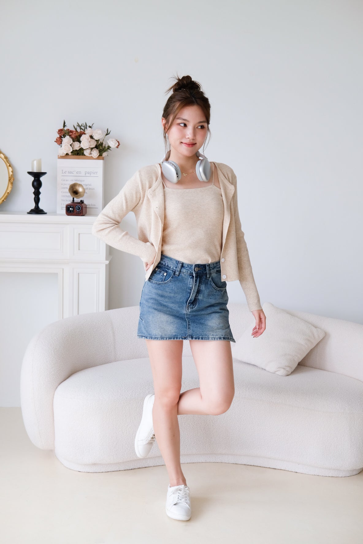 Joe Soft Knit Cardigan Set (Oat)