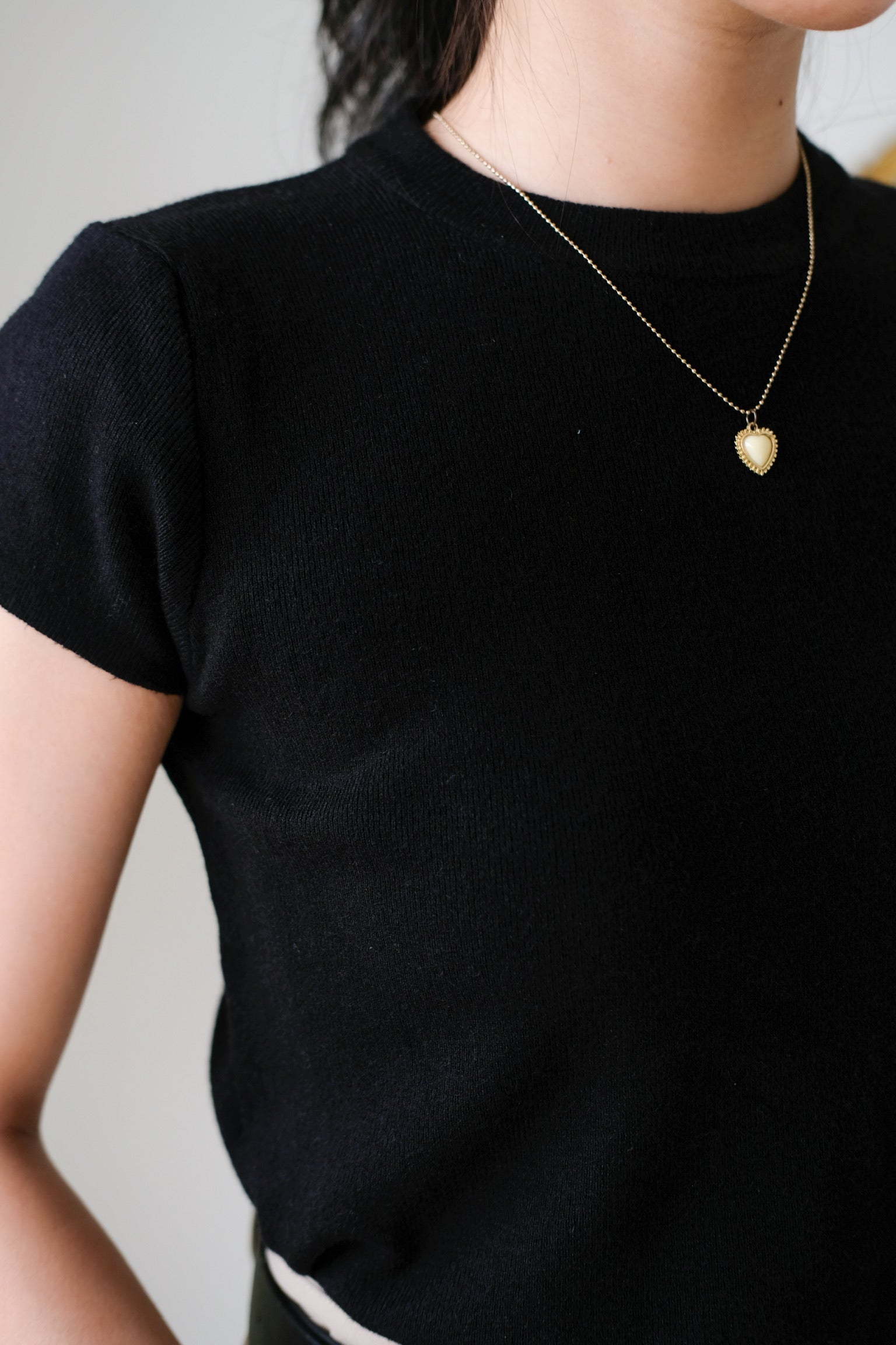 Asa Classic Crew Neck Tee (Black)