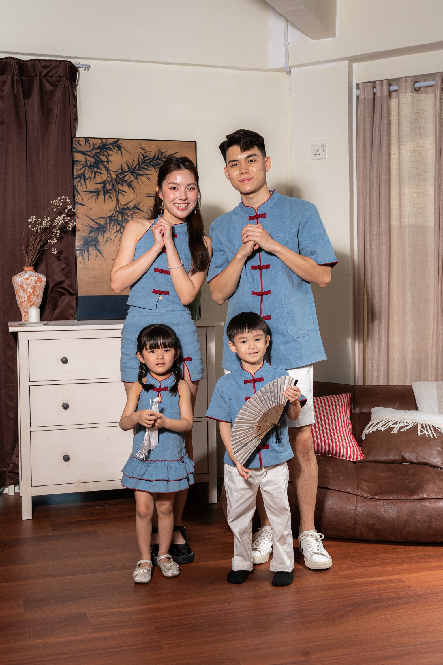 丹禧牛仔 Denim Joy Boy Samfu (Light Blue)