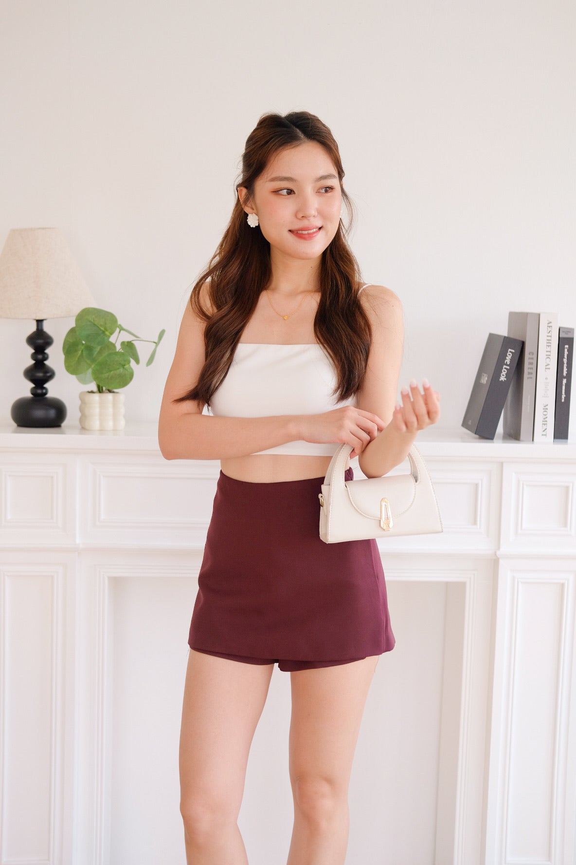 Athena Mini Skorts (Wine)