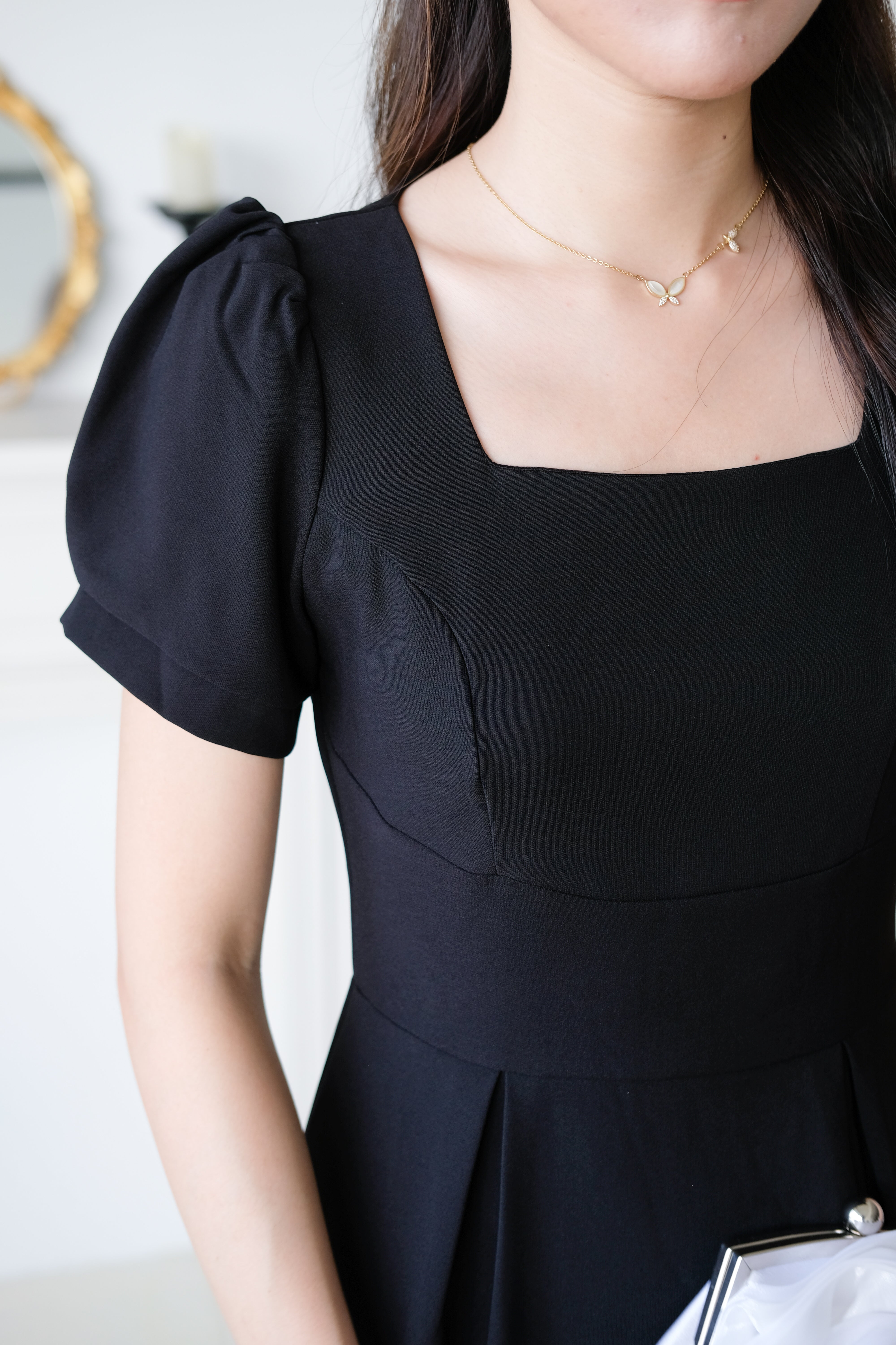 Sorelle Maxi Dinner Dress (Black)