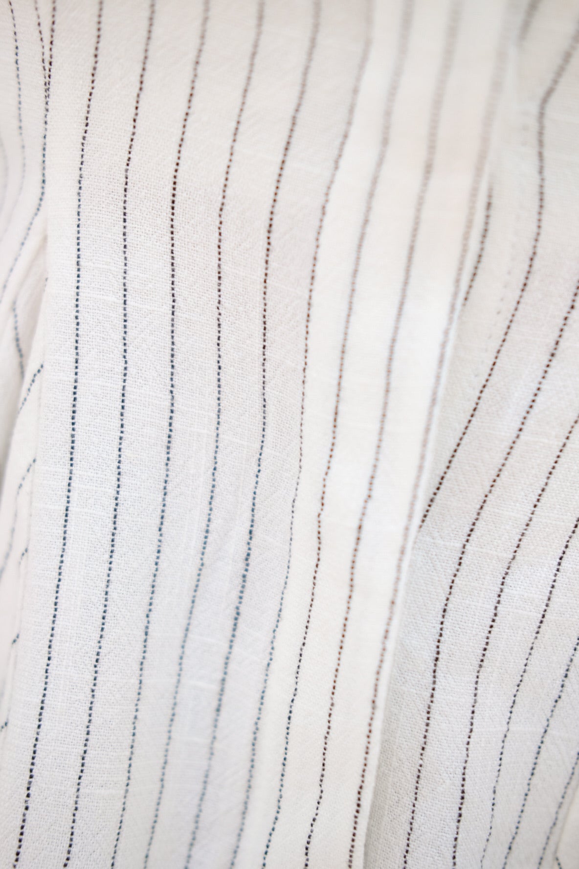 White Stripes Flare Sleeveless Top