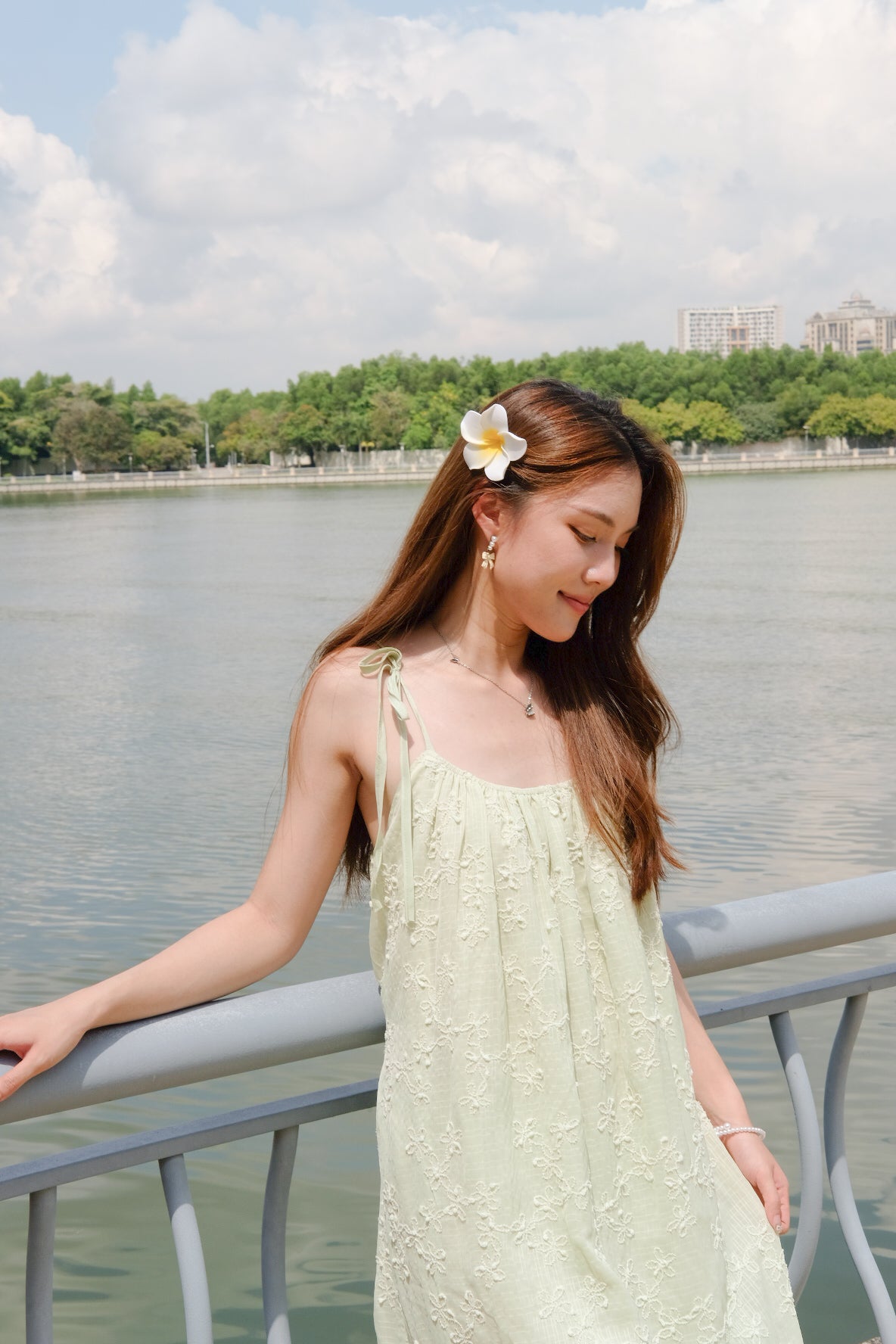 May Vacay Loose Fit Maxi Dress (Avocado)