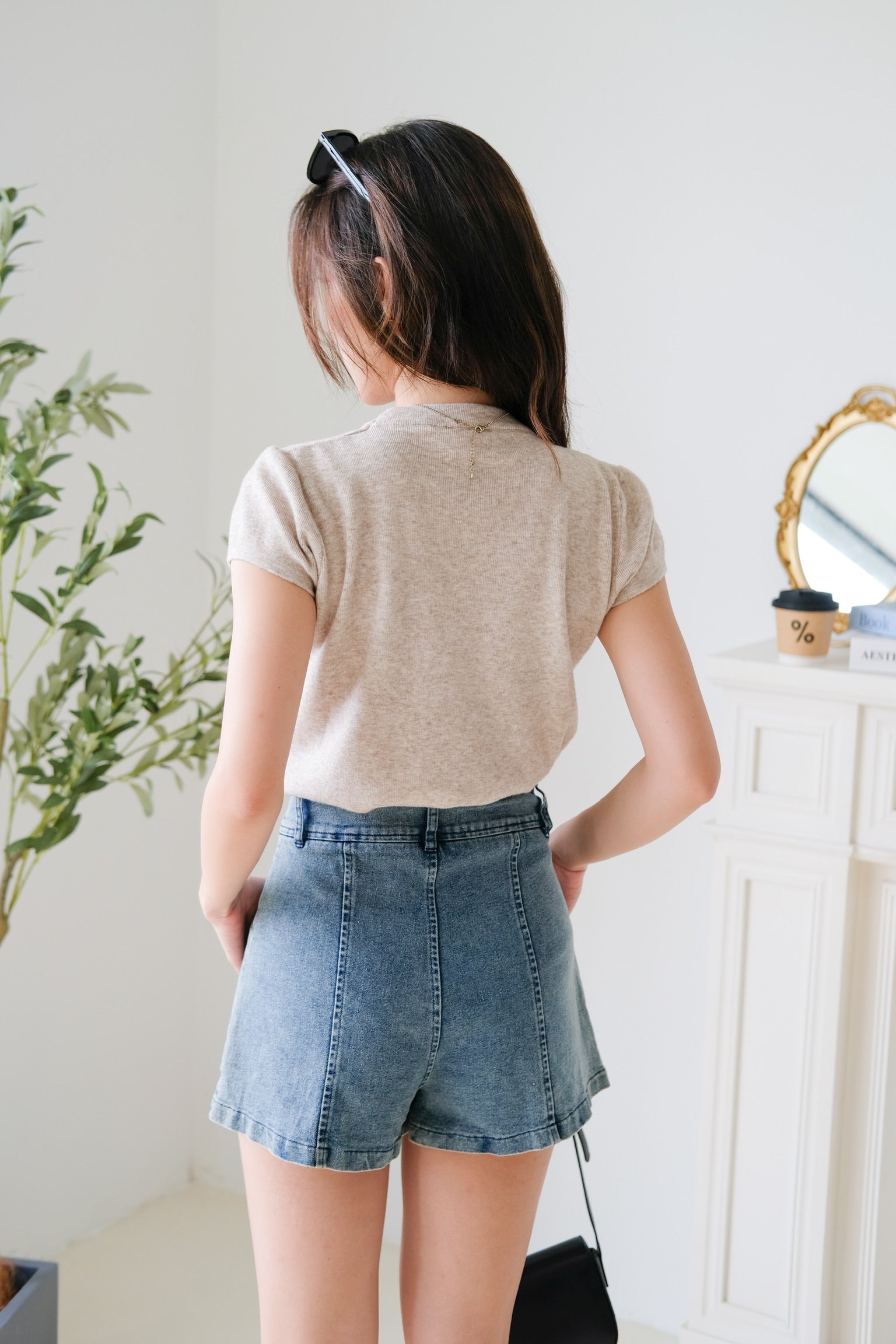 Asa Classic Crew Neck Tee (Oat)
