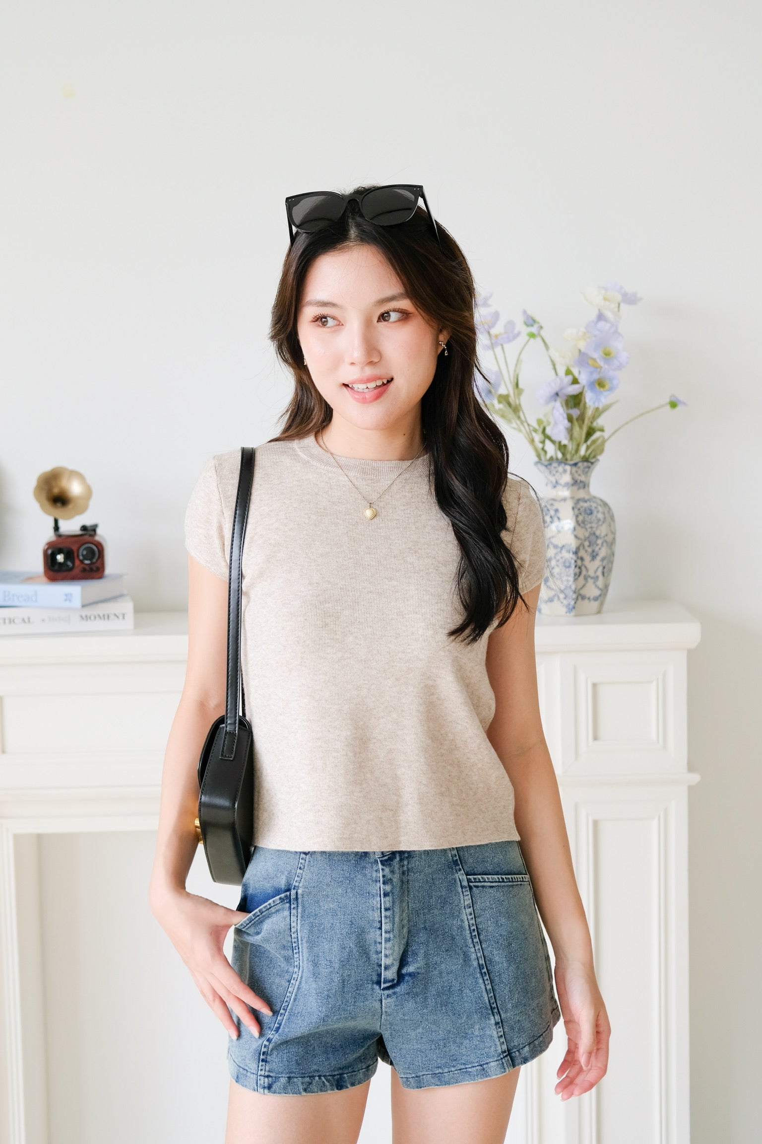 Asa Classic Crew Neck Tee (Oat)