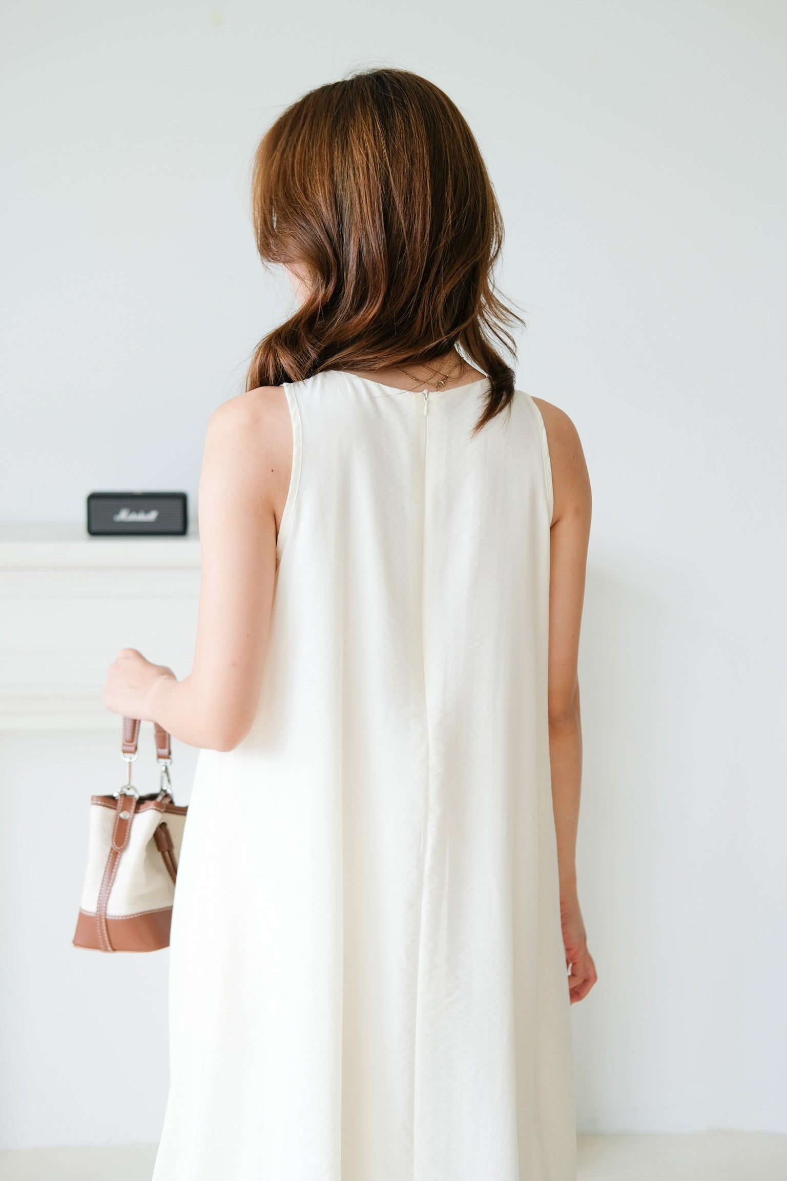 Weekend Maxi Shift Dress (Cream)