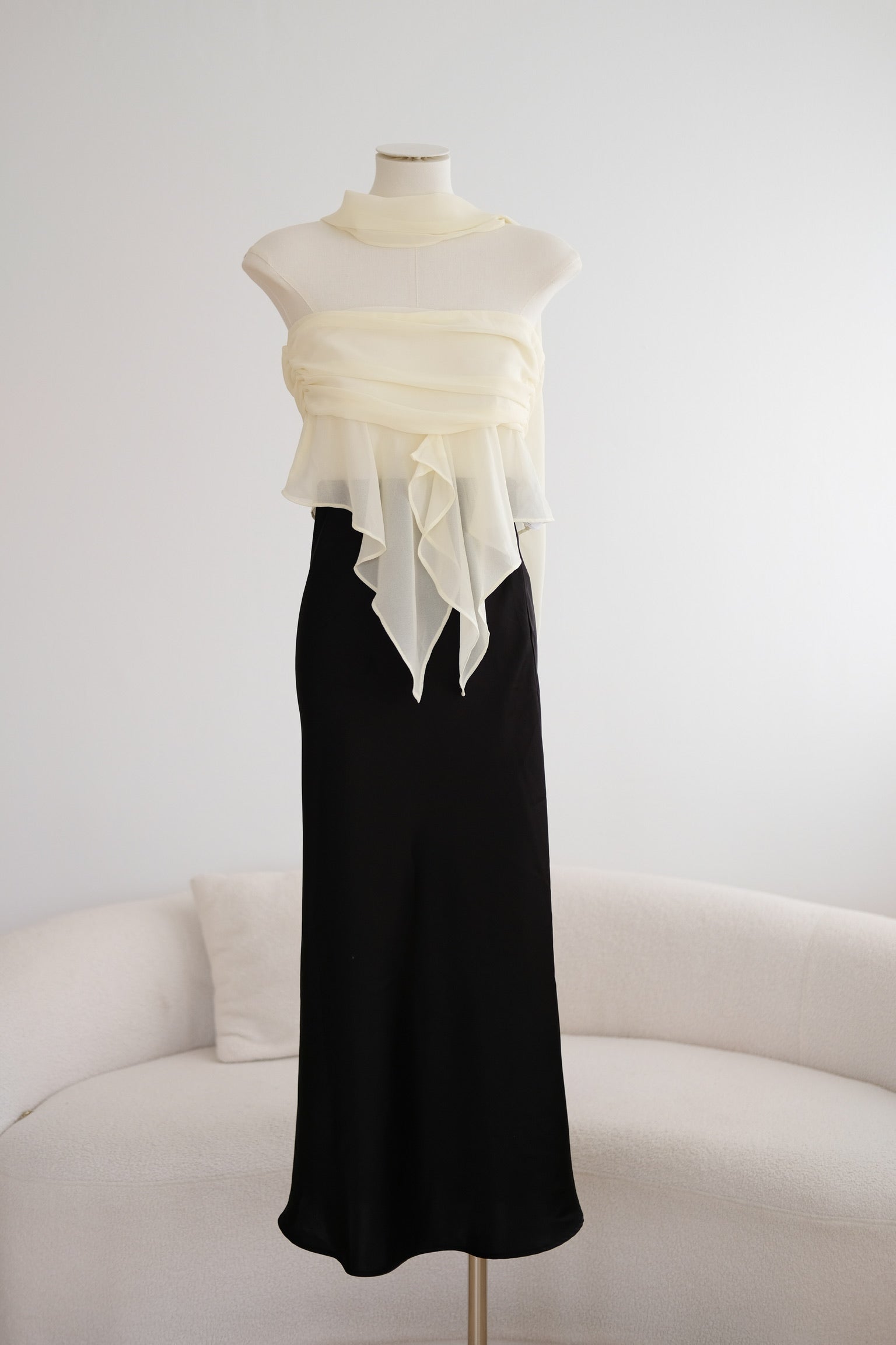 Tube Ruffle Top (Yellow)
