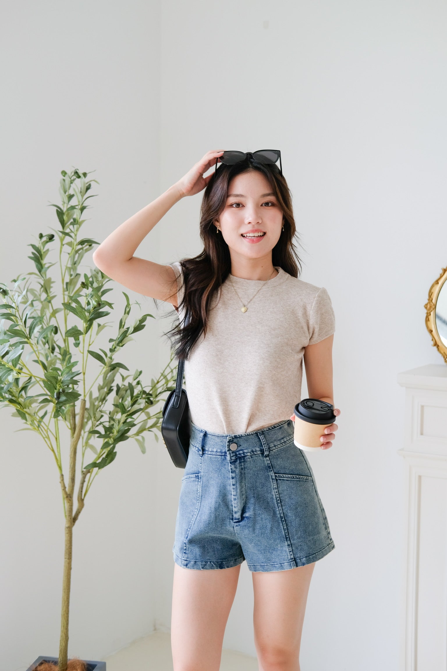Asa Classic Crew Neck Tee (Oat)