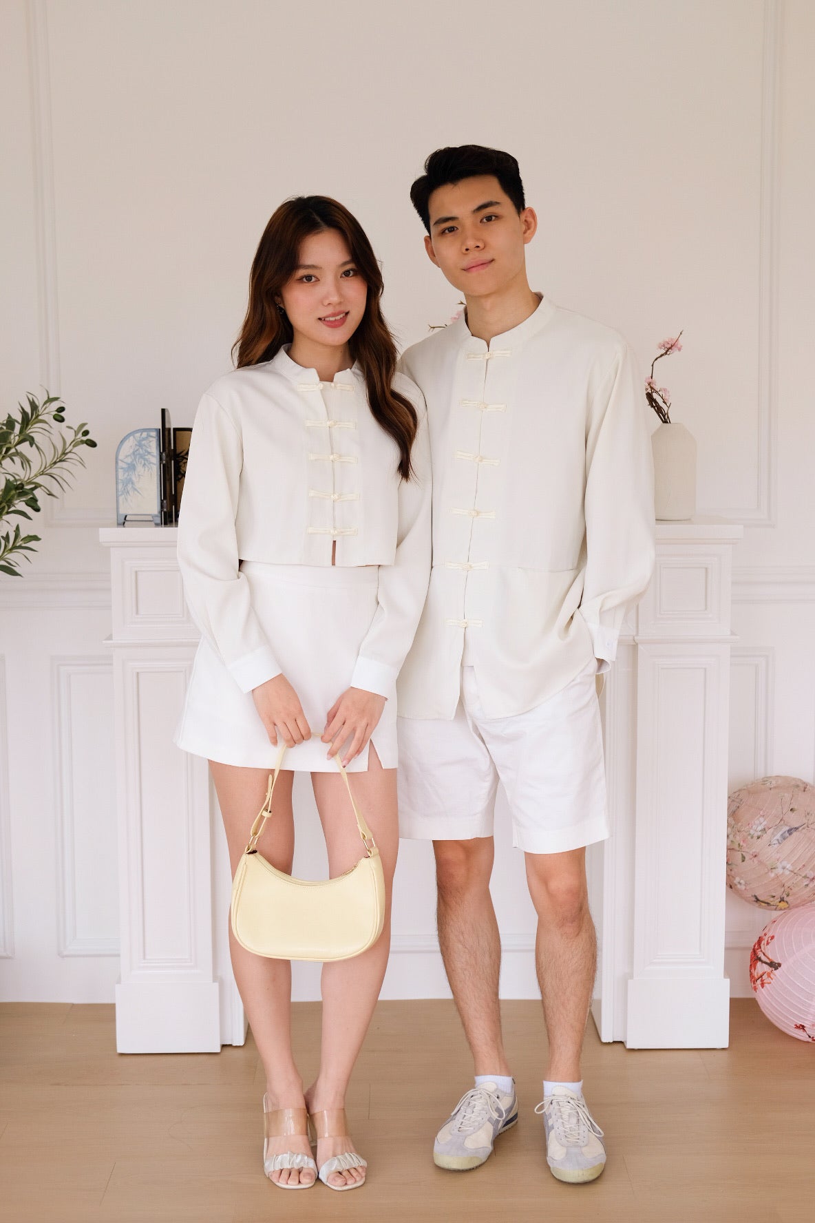 和正 Zheng Long Sleeves Samfu (Ivory Cream)