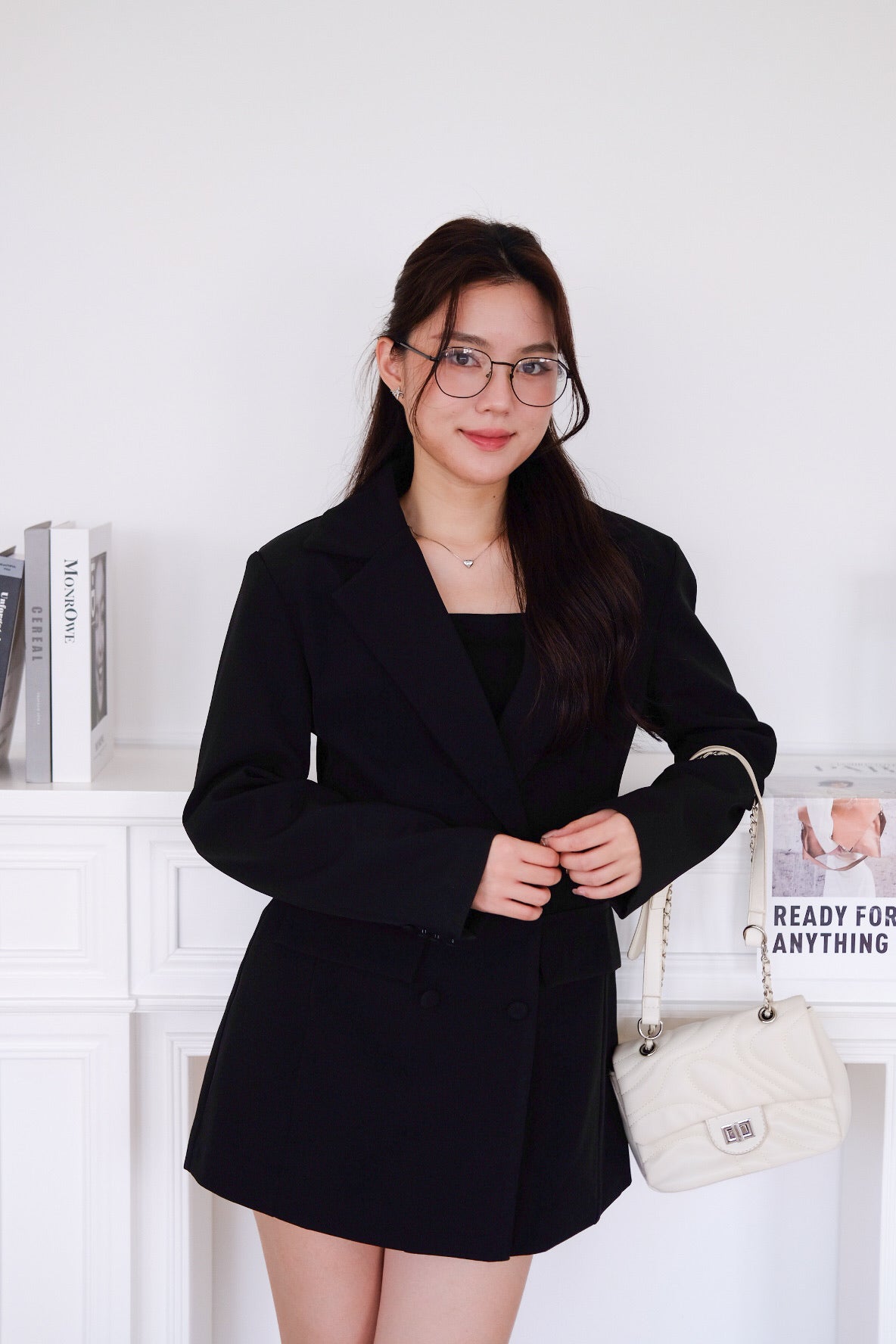 The Executive Blazer Dress (Black)