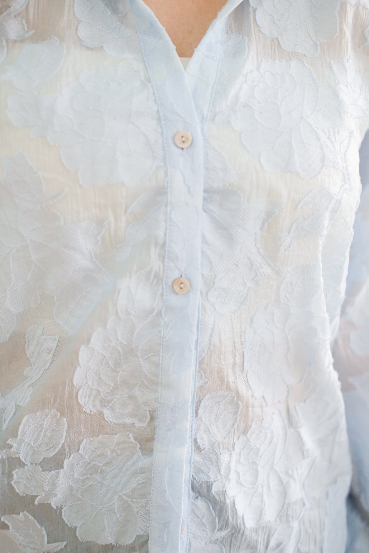 Sheer Organza Outer (Light Blue)