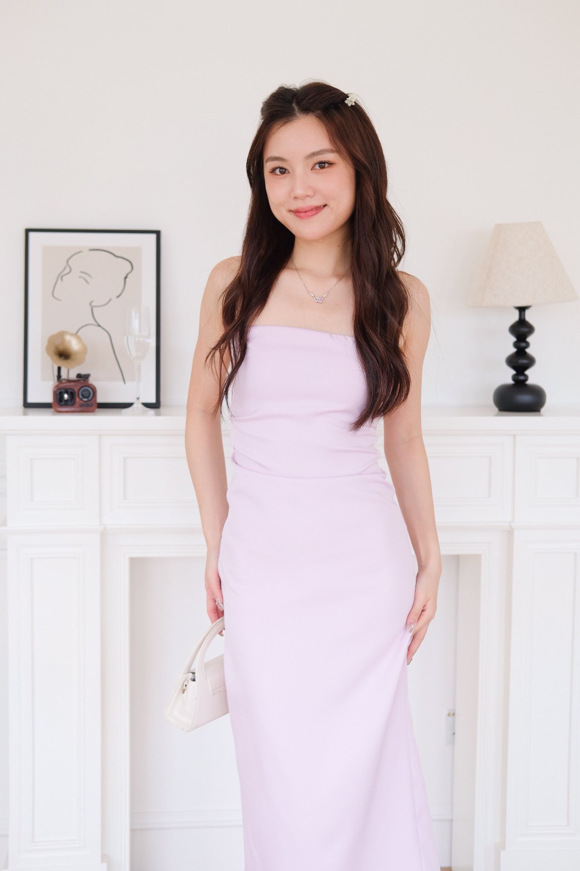 Whitney Tube Maxi Dress (Baby Pink)