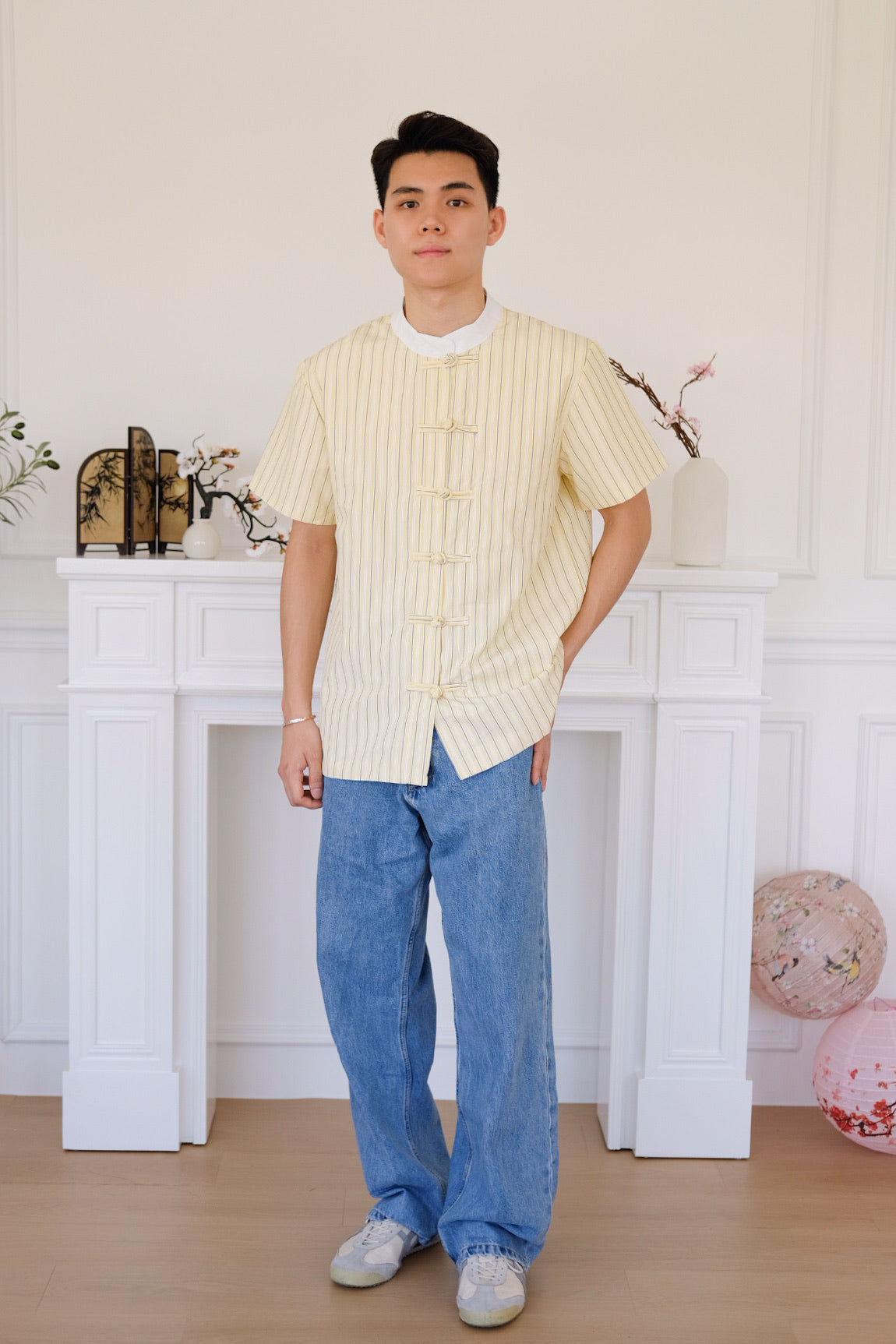 Jon Striped Samfu (Yellow)