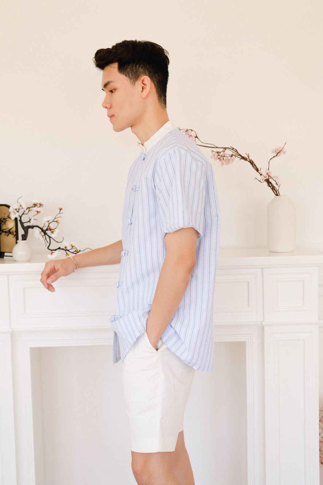 Jon Striped Samfu (Blue)