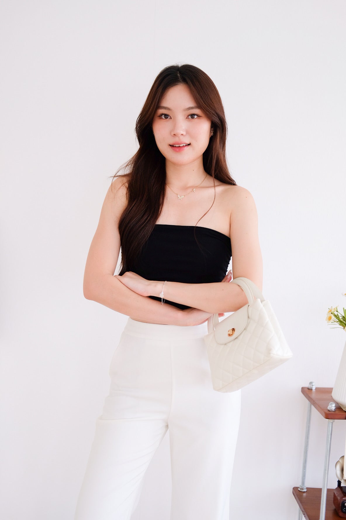 Obsession Tube Crop Top (Black)
