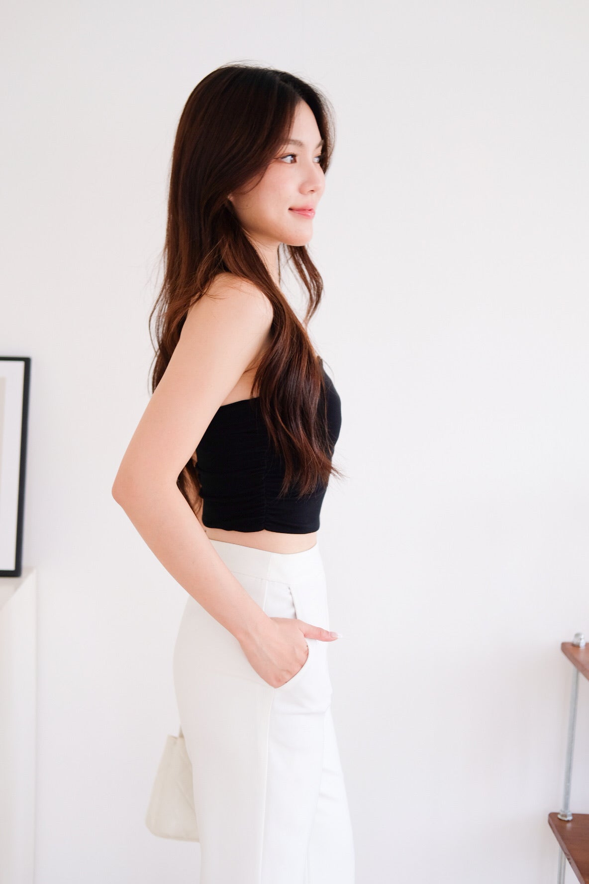 Obsession Tube Crop Top (Black)