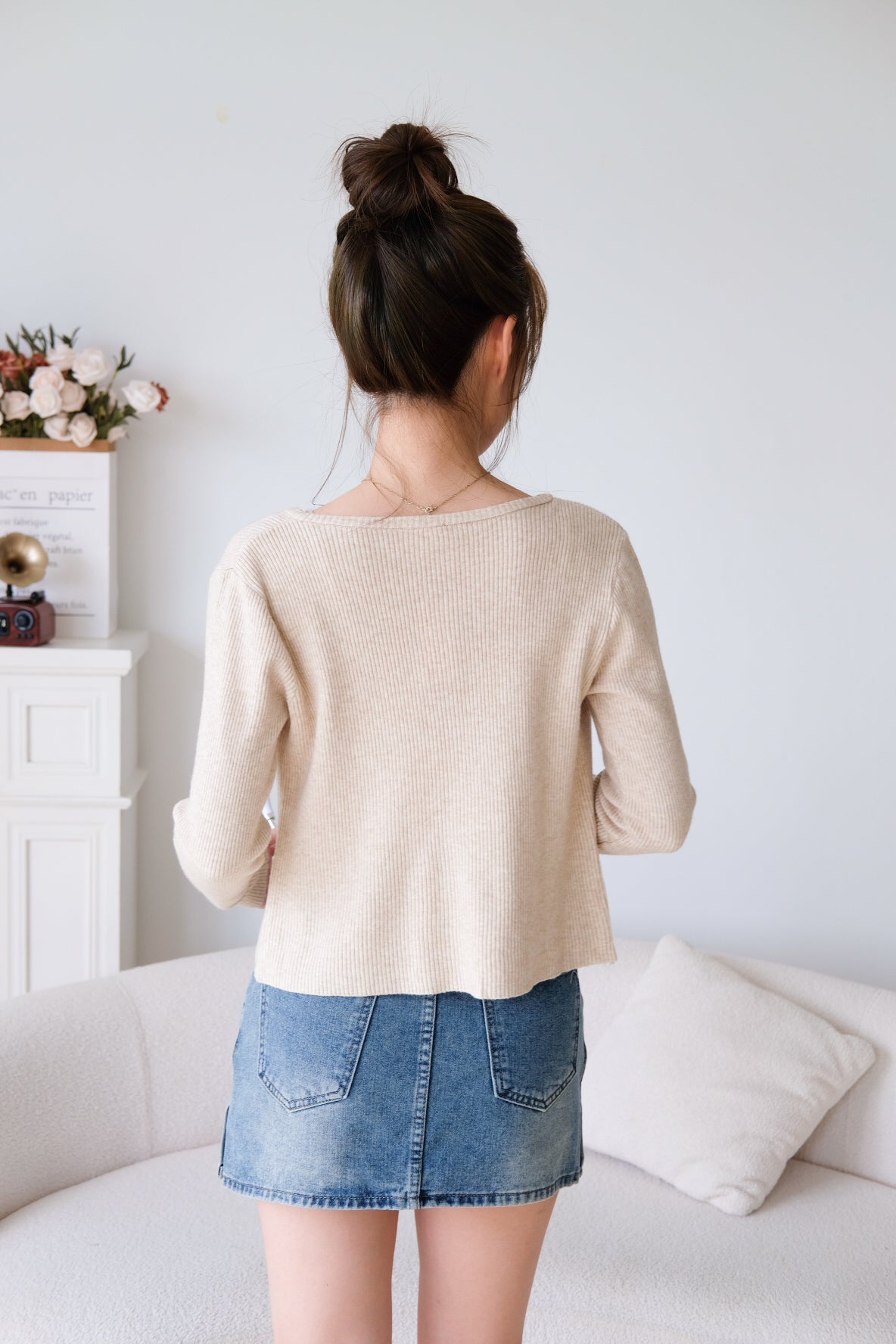 Joe Soft Knit Cardigan Set (Oat)