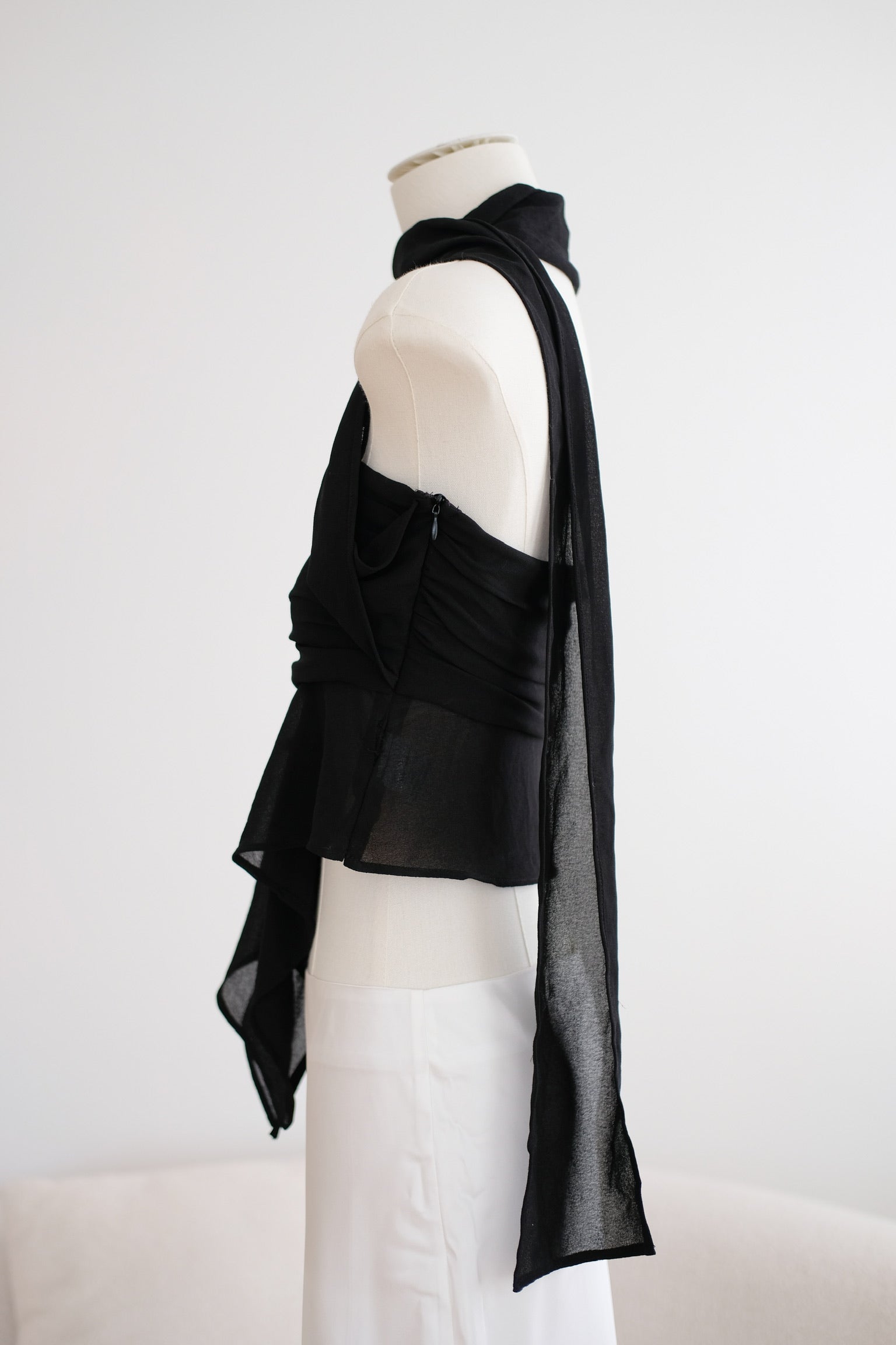 Tube Ruffle Top (Black)