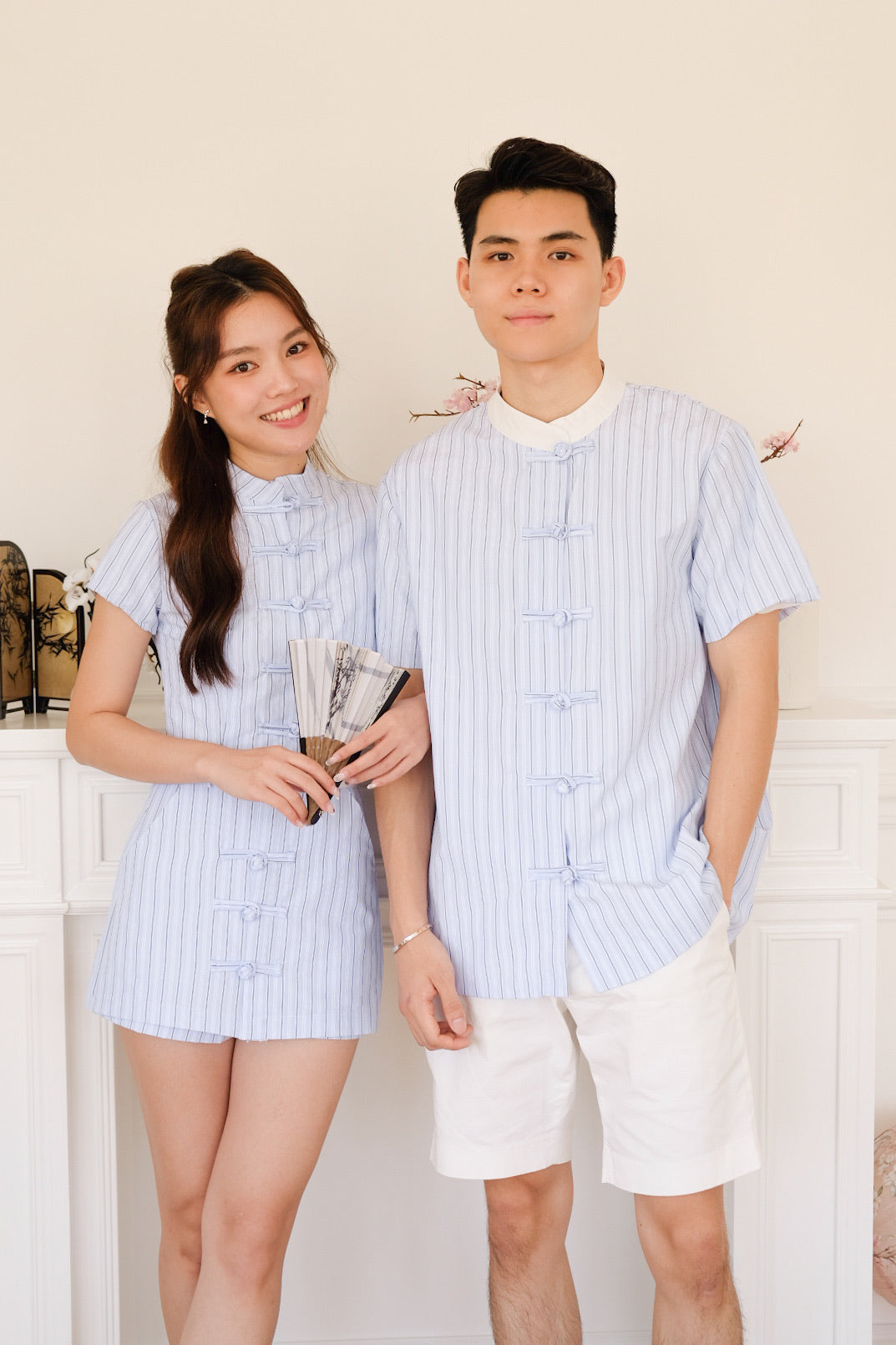 Jon Striped Samfu (Blue)