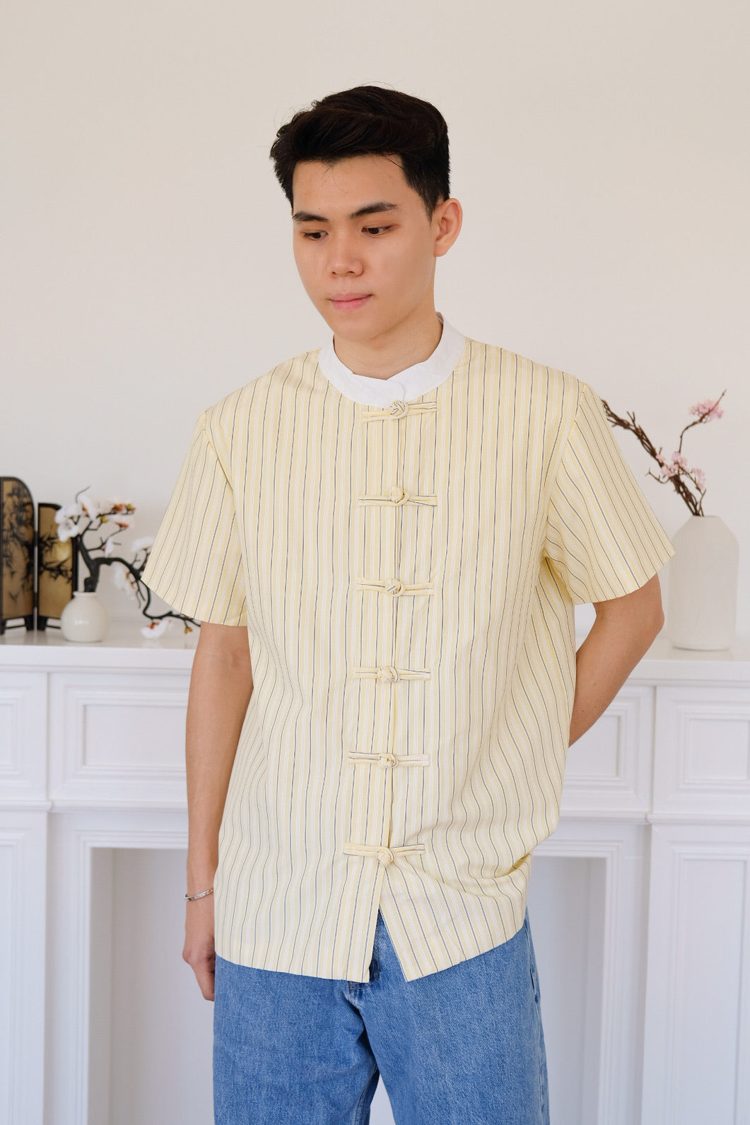 Jon Striped Samfu (Yellow)