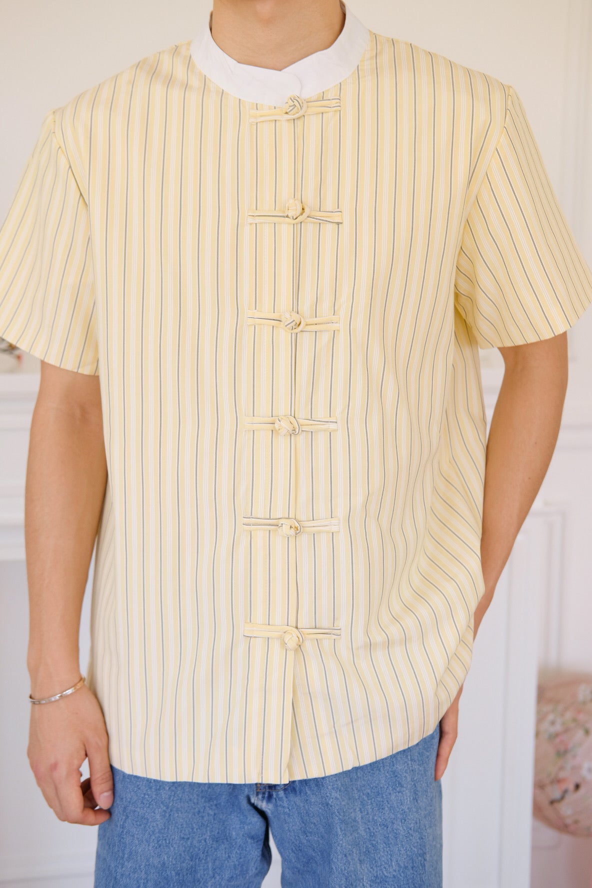 Jon Striped Samfu (Yellow)