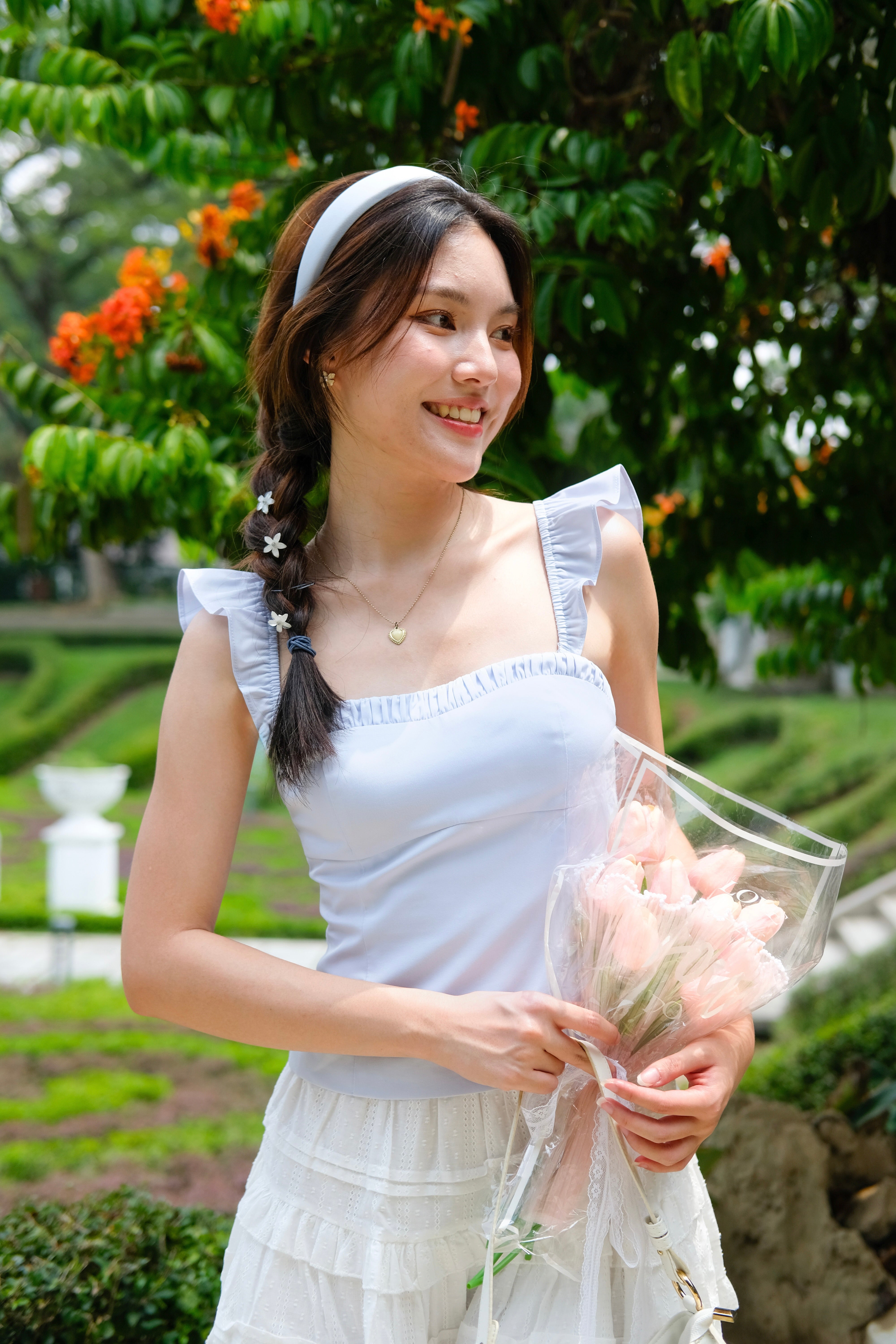 Ruffle Straps (Baby Blue)