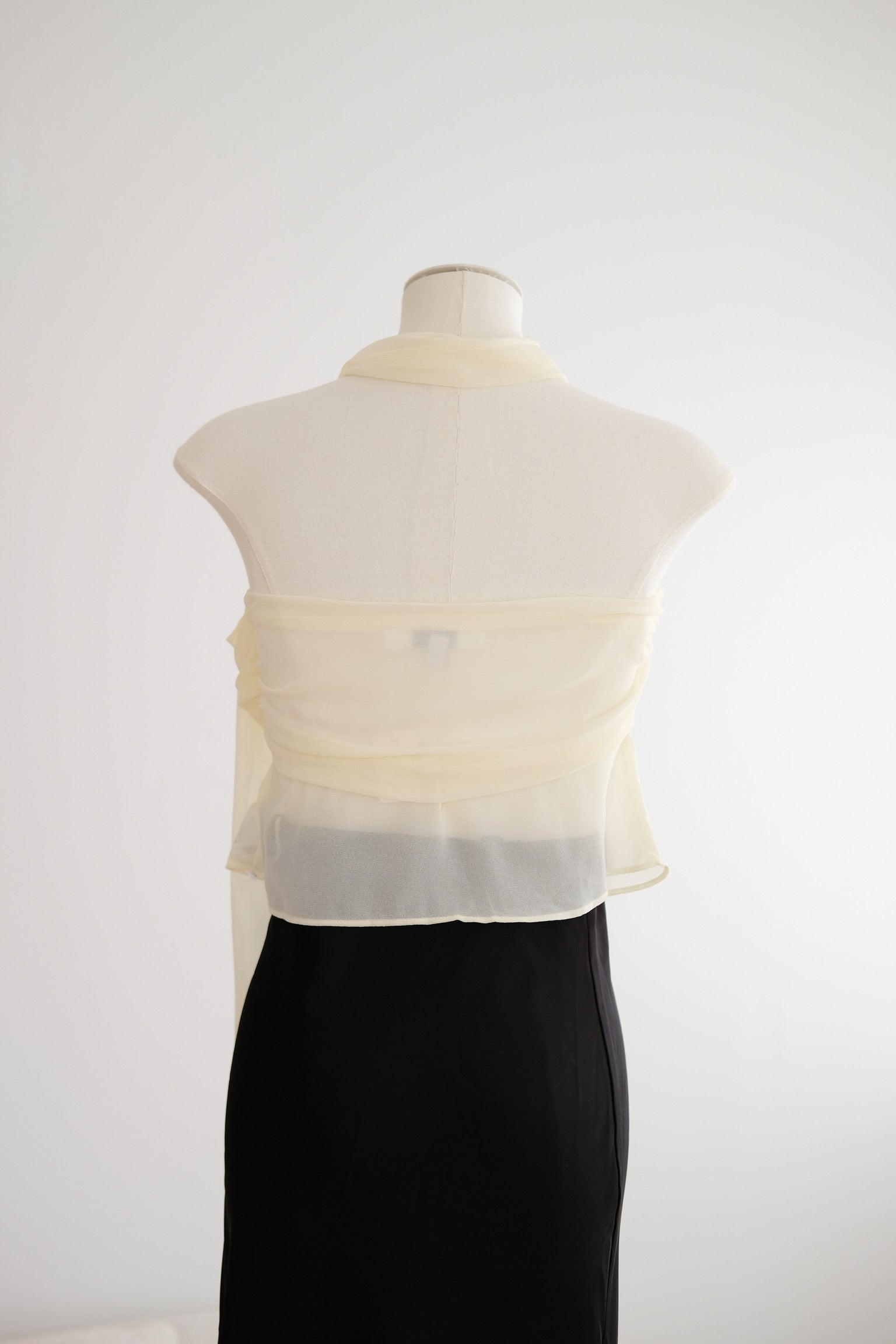 Tube Ruffle Top (Yellow)
