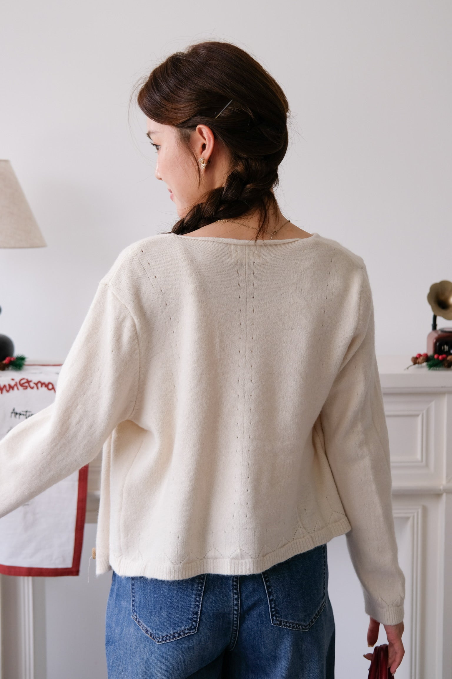 Nicole 2-in-1 Cardigan Set (Oat)