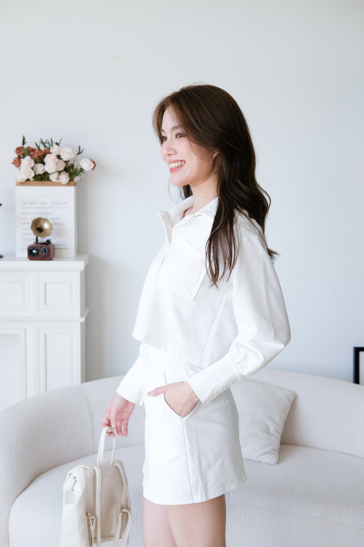 Denise Lounge Set (White)