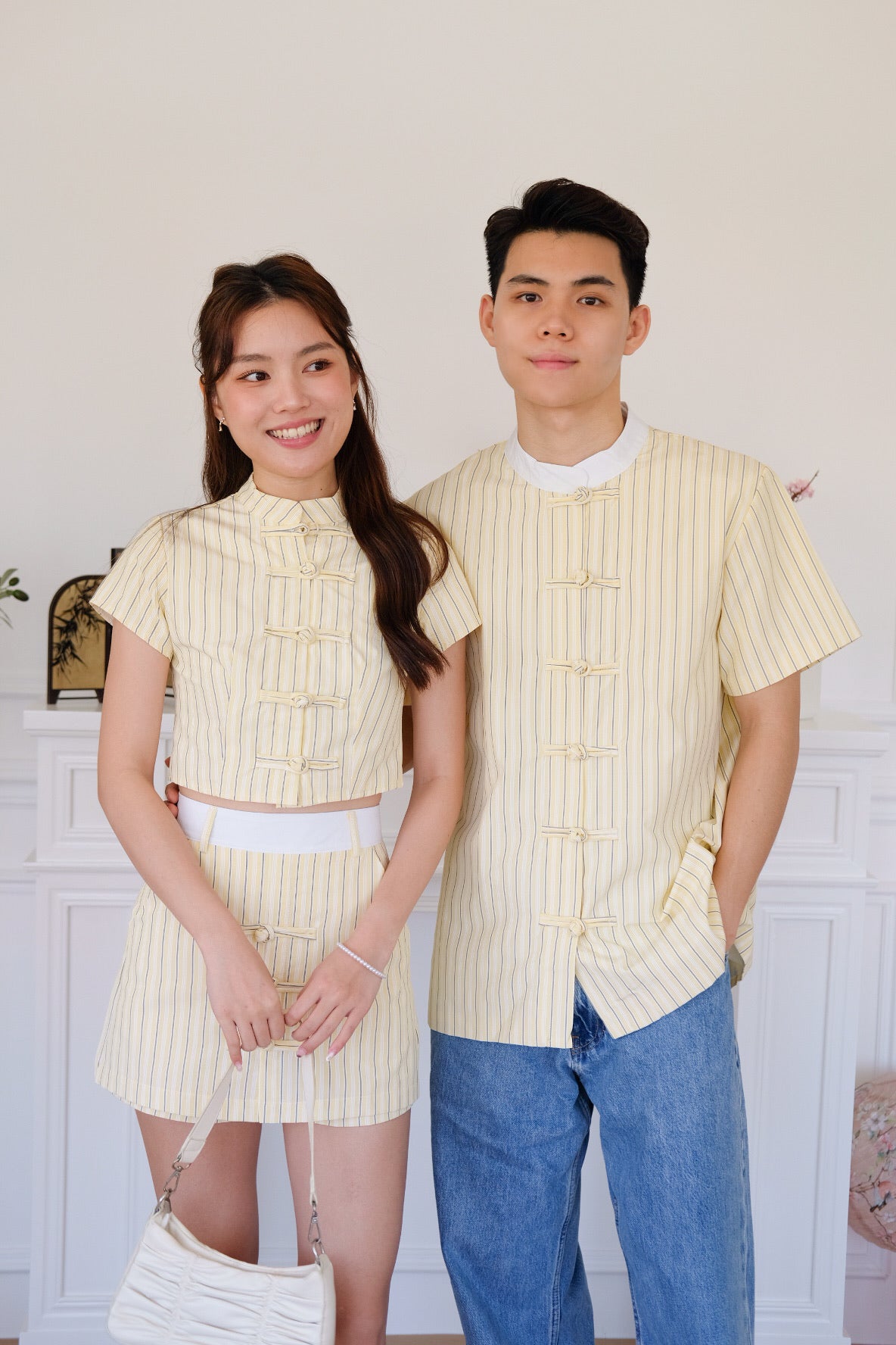 Jon Striped Samfu (Yellow)