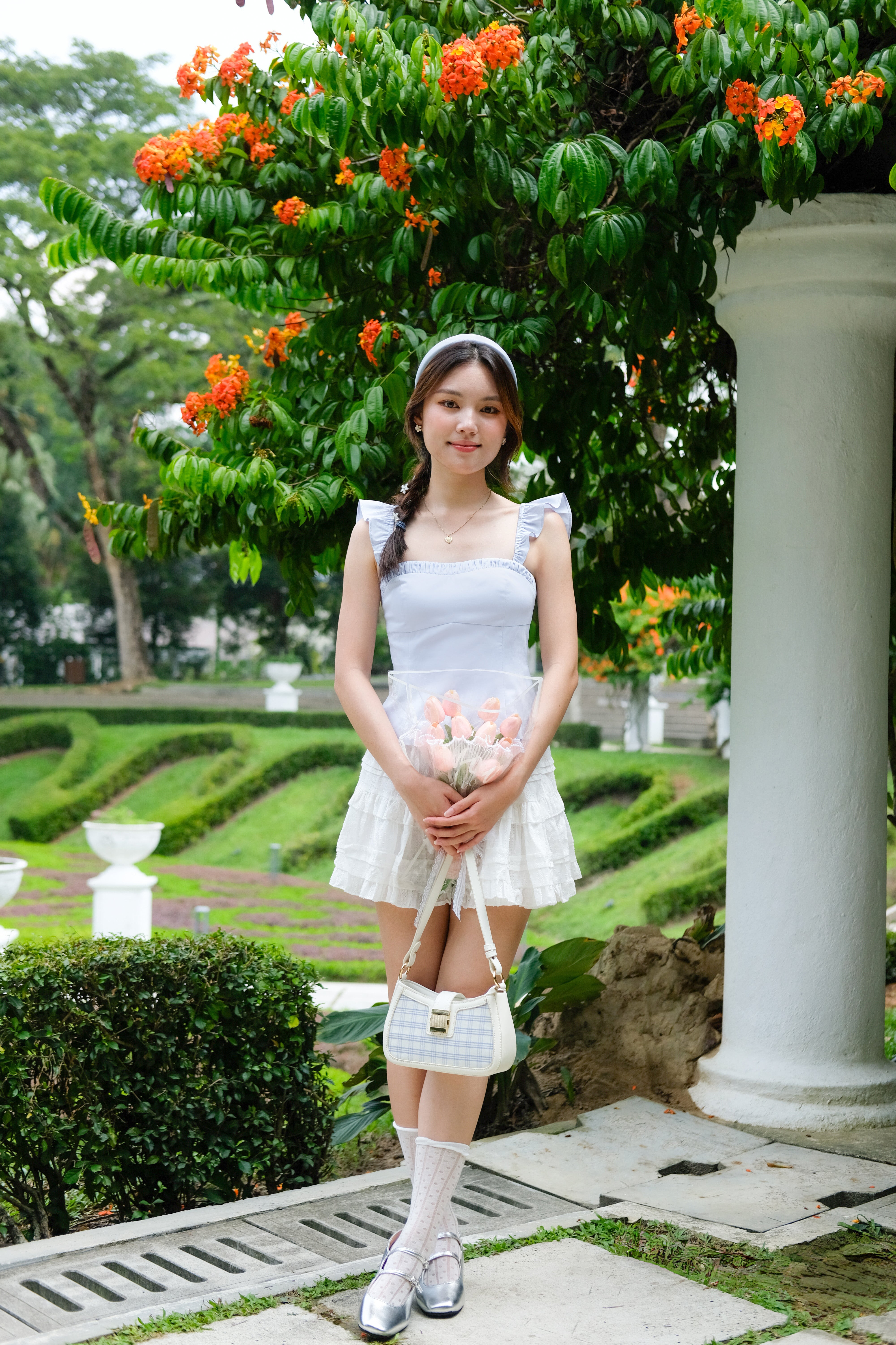 Ruffle Straps (Baby Blue)