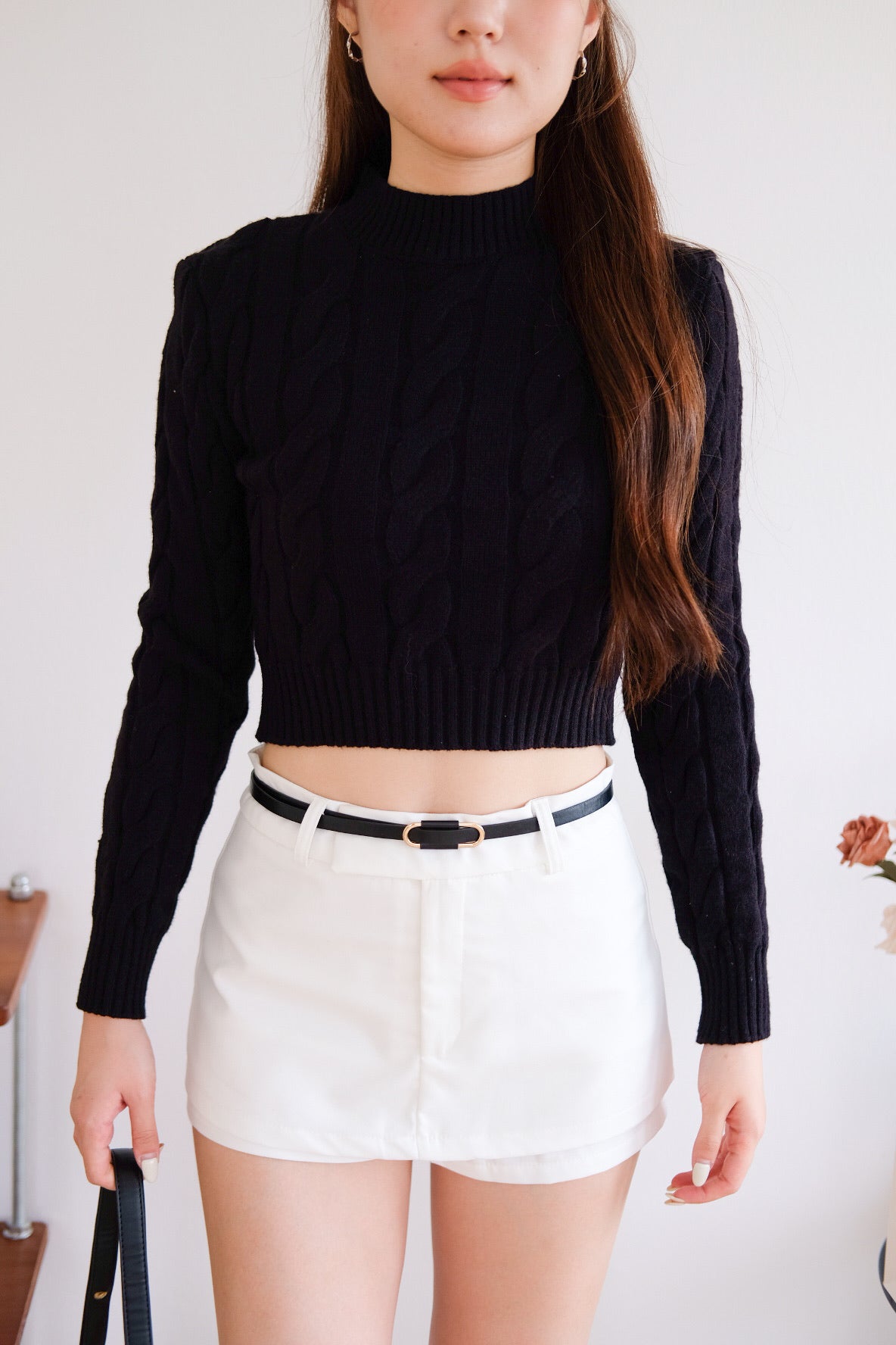 Contour Belted Skort (White)