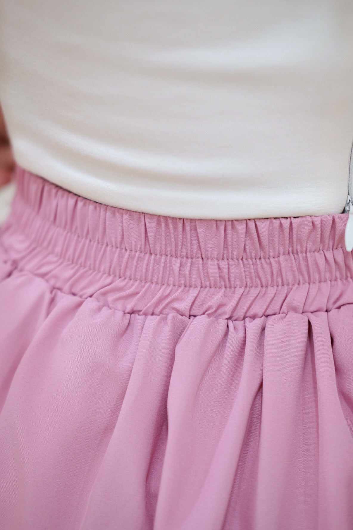 Pink Bubble Tired Skirt