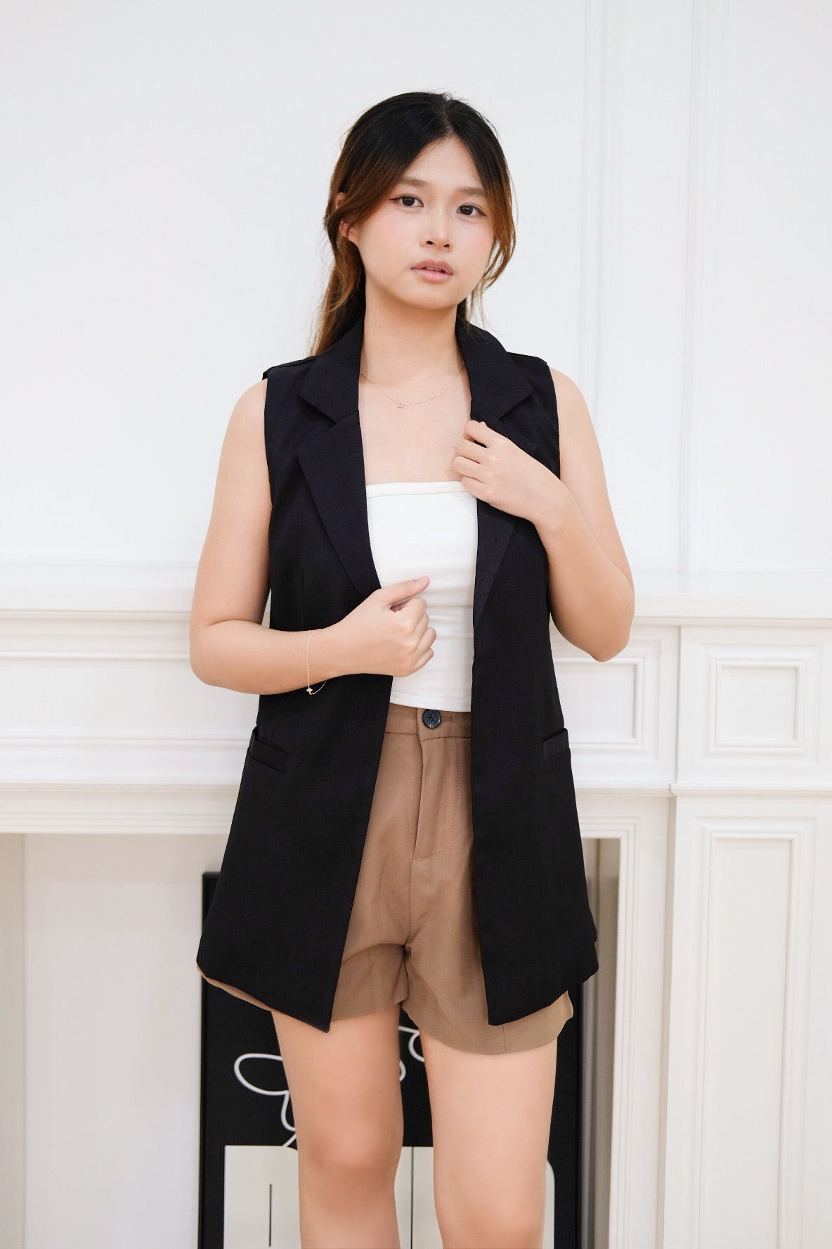 Black Vest Outerwear